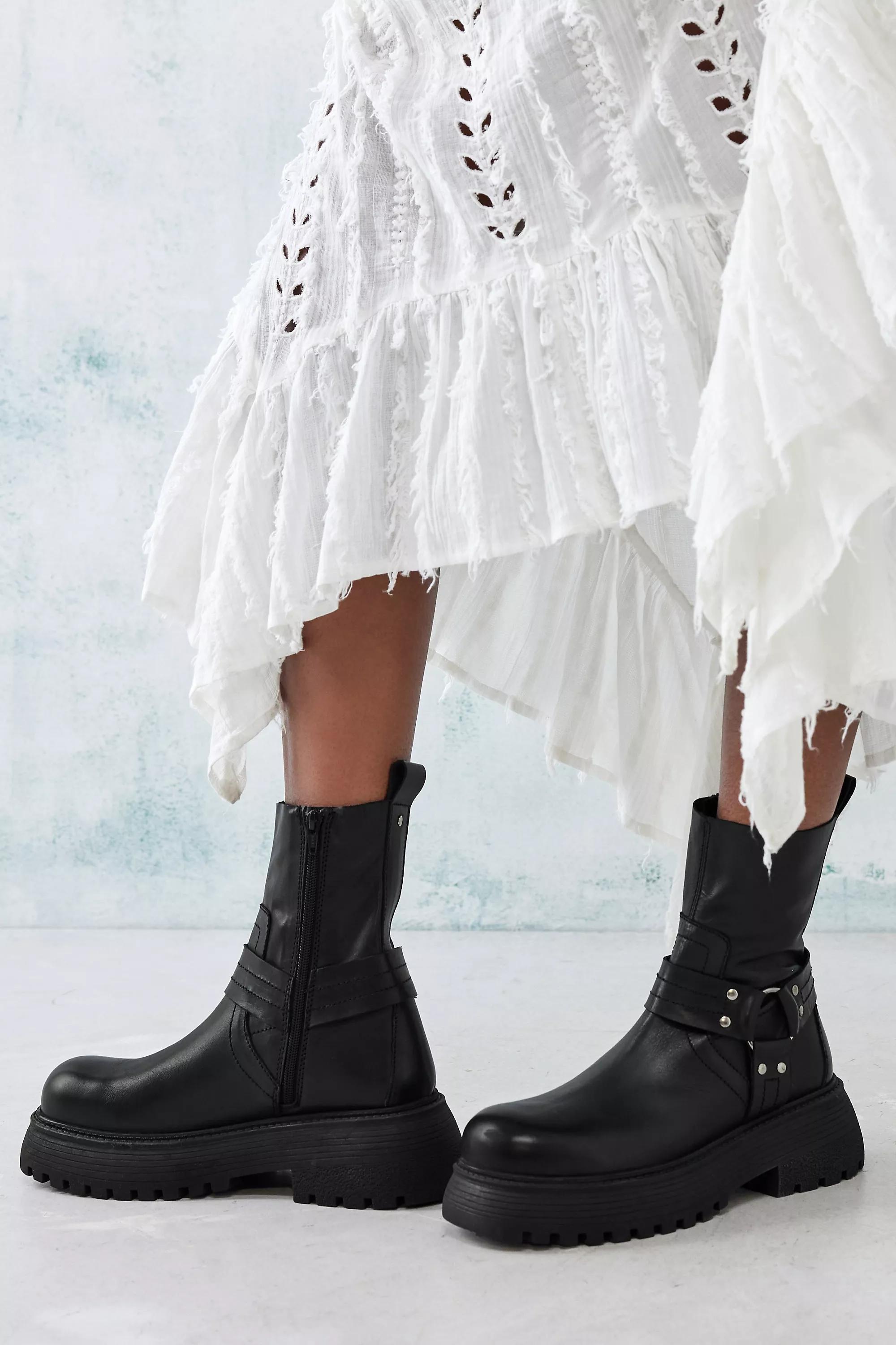 Urban Outfitters Black North Harness Boots Azadea UAE