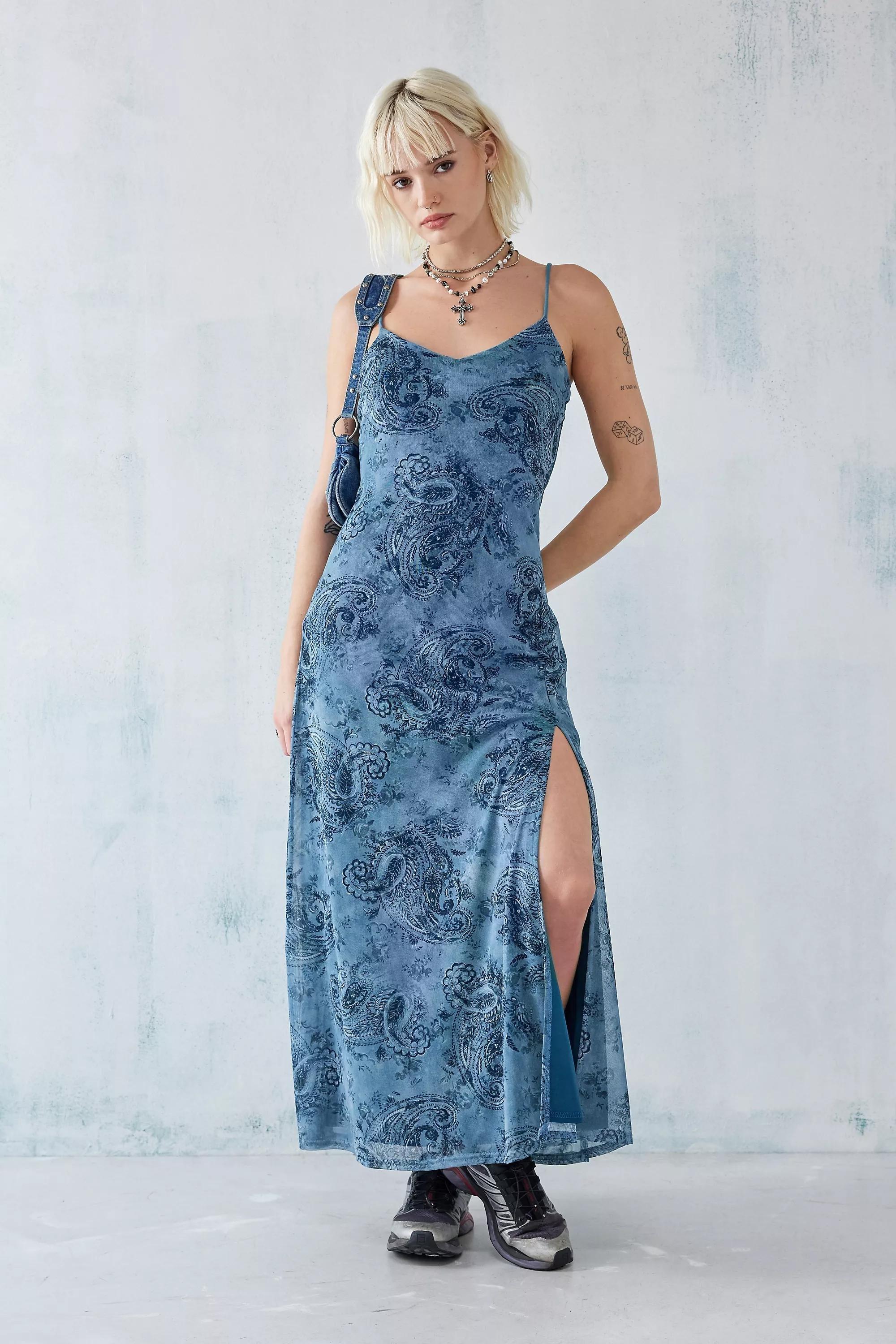 Paisley print hotsell maxi dress