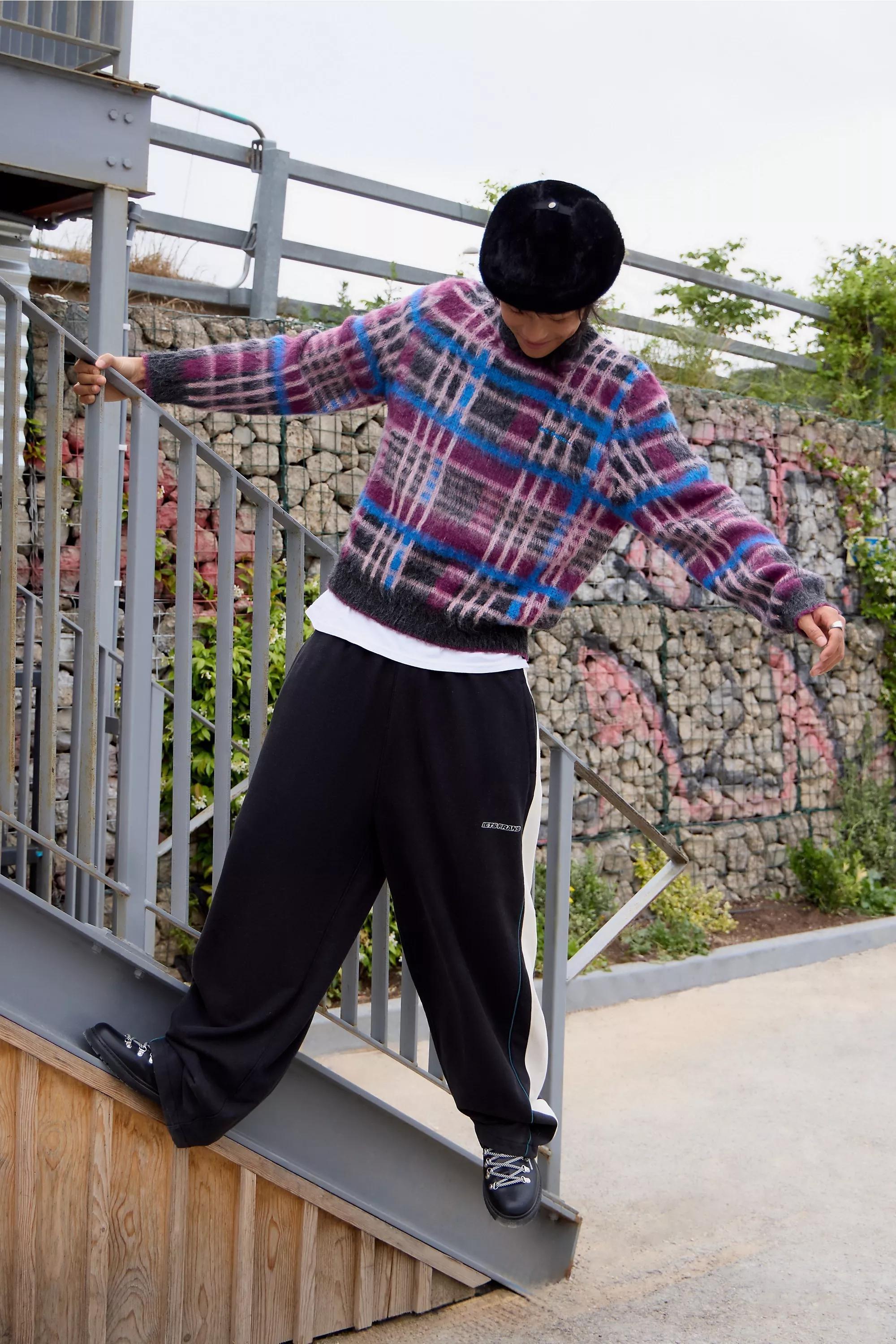 Black Iets Frans... Panelled Harri Baggy Joggers, , large image number 1