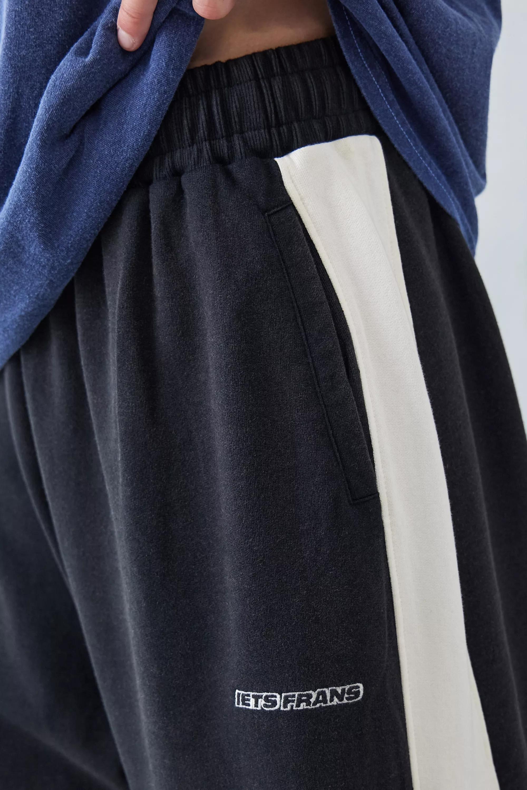 Black Iets Frans... Panelled Harri Baggy Joggers, , large image number 2