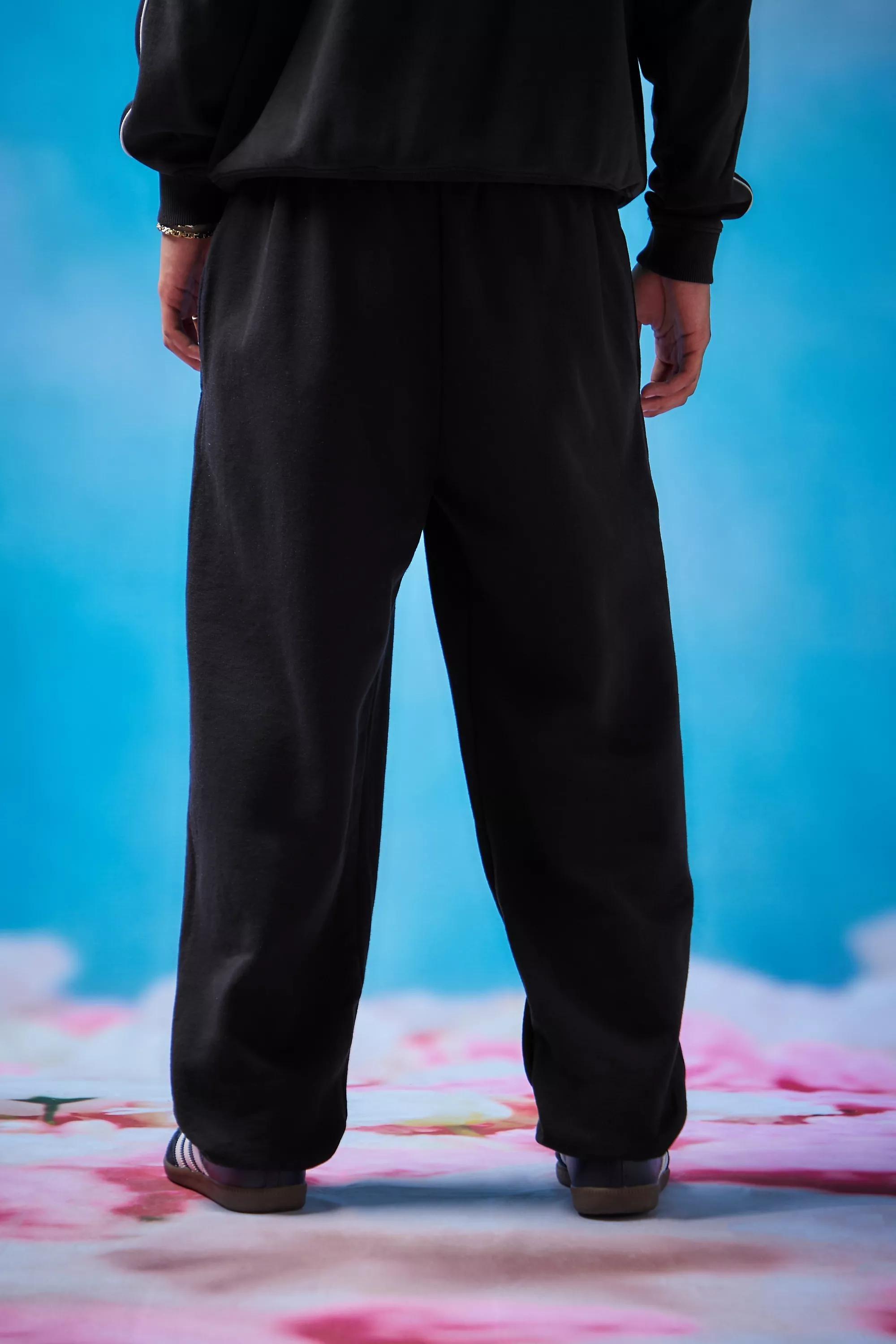 Black Big Embroidered Jogger, , large image number 2