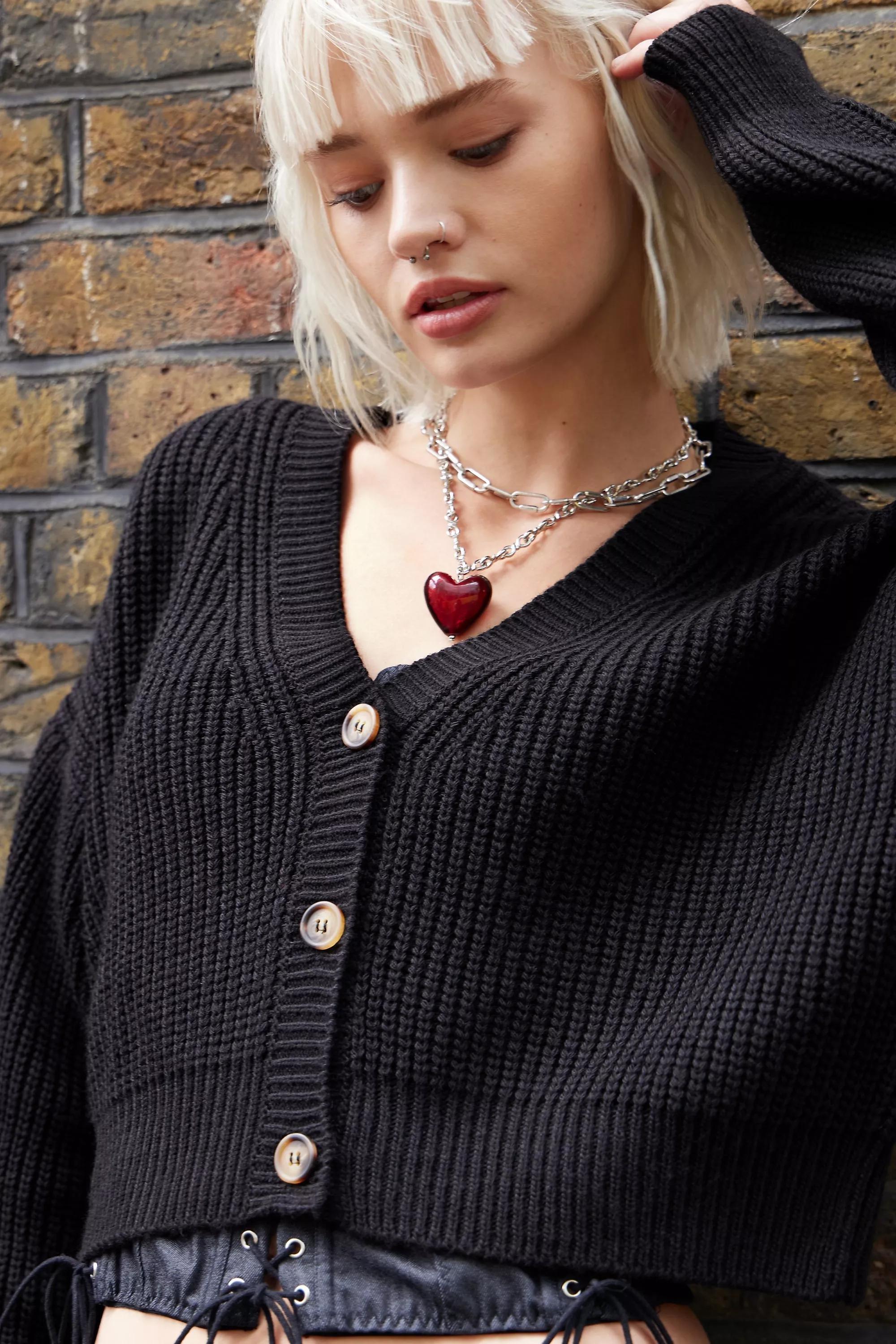 Uo kai cropped hot sale cardigan
