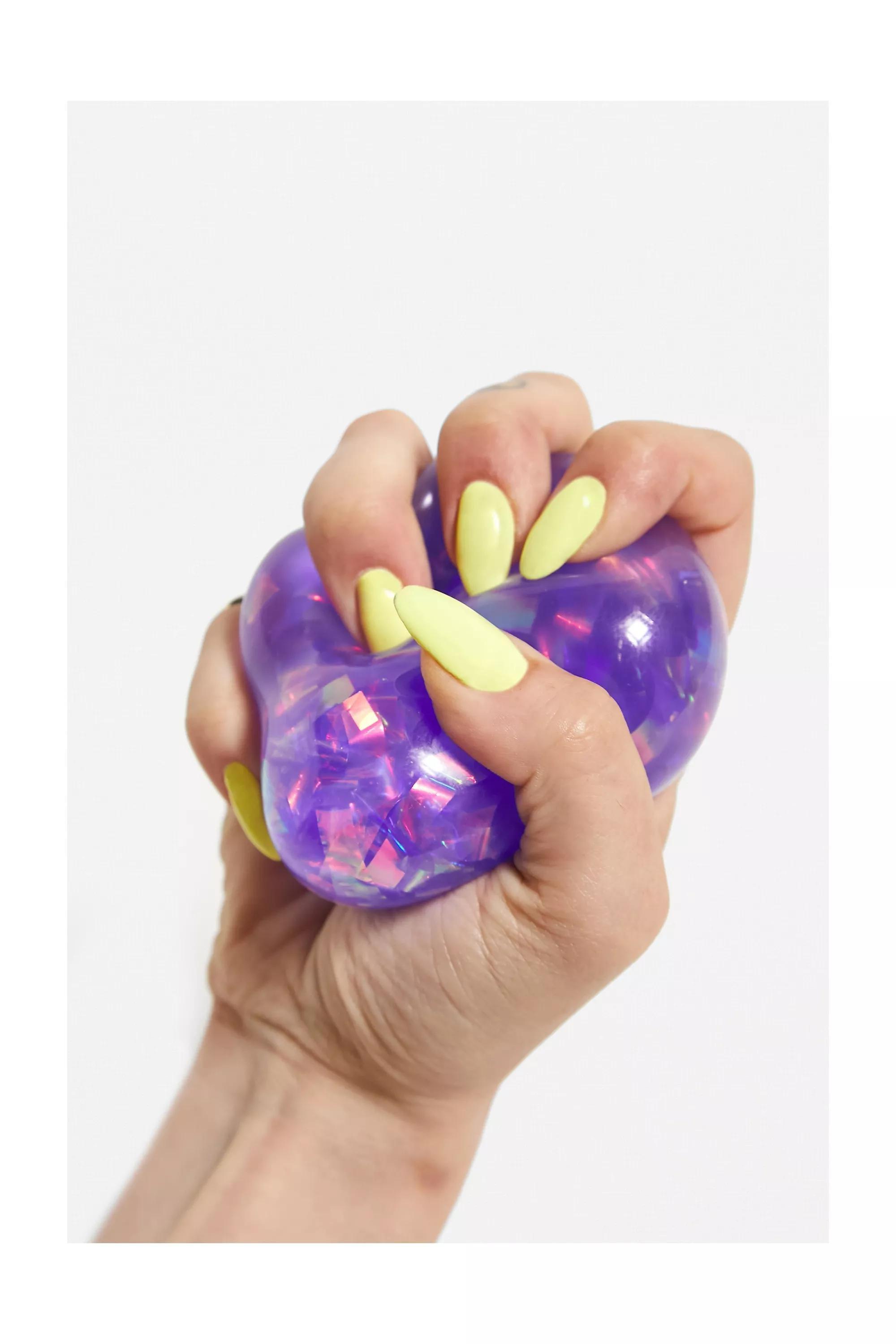 Purple Nee Doh Crystal Stress Ball, , large image number 3