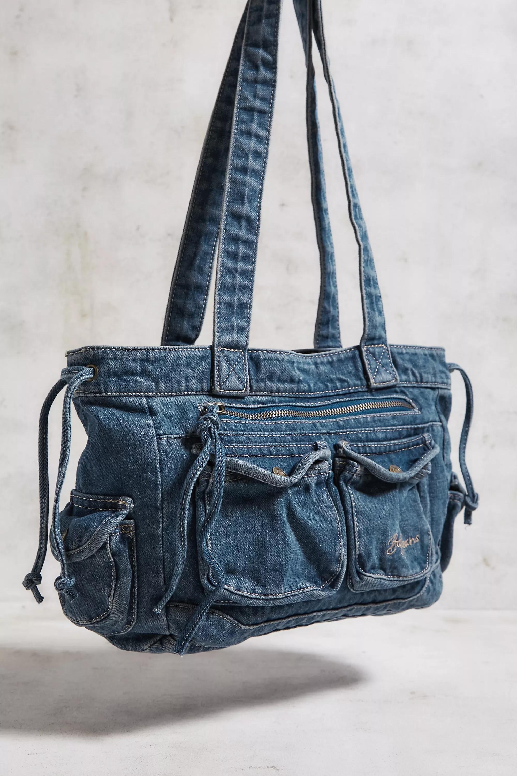 Denim L Bdg Lissy Denim Y2K Shoulder Bag, DENIM L, large image number 1