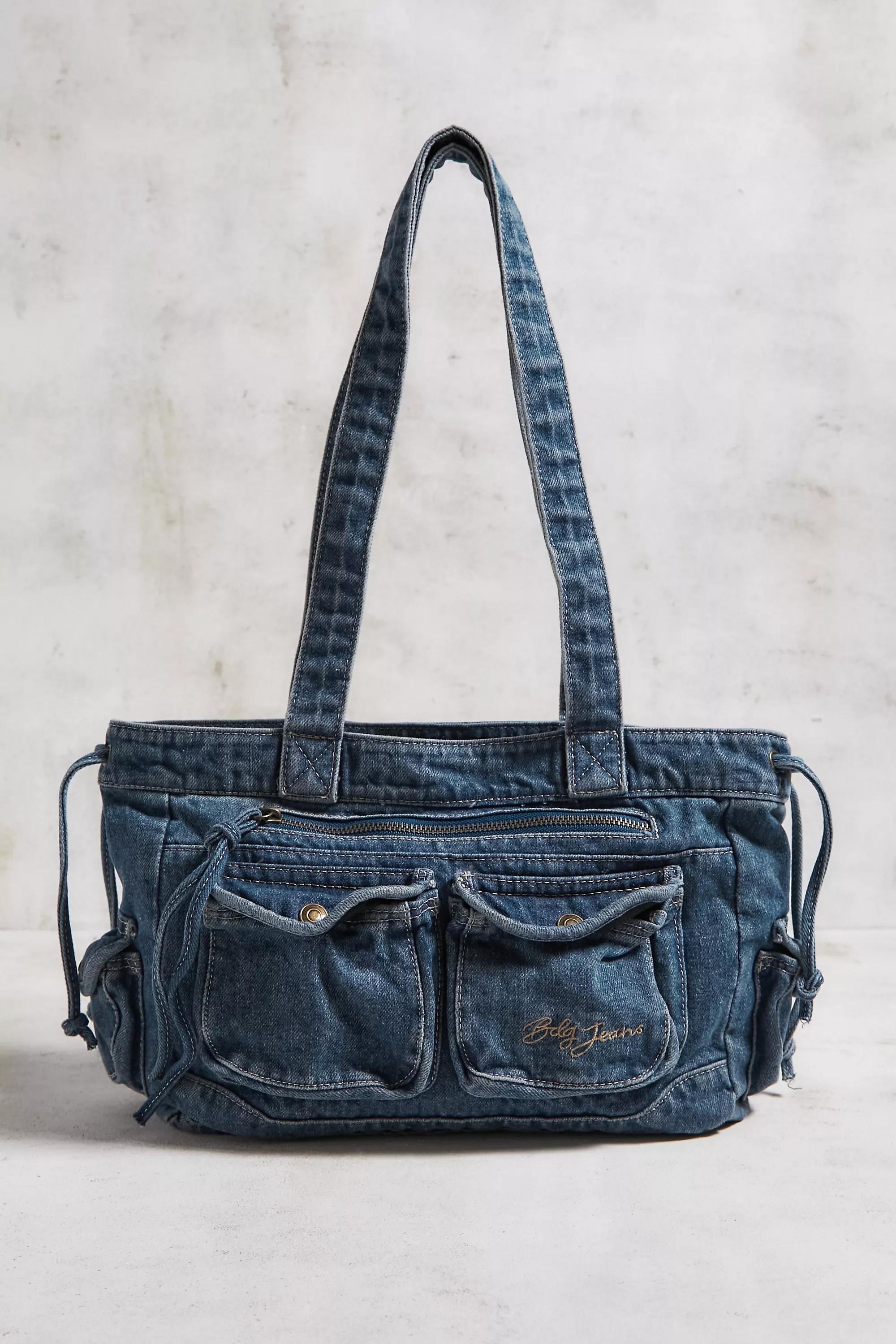 Denim L Bdg Lissy Denim Y2K Shoulder Bag, DENIM L, large image number 2