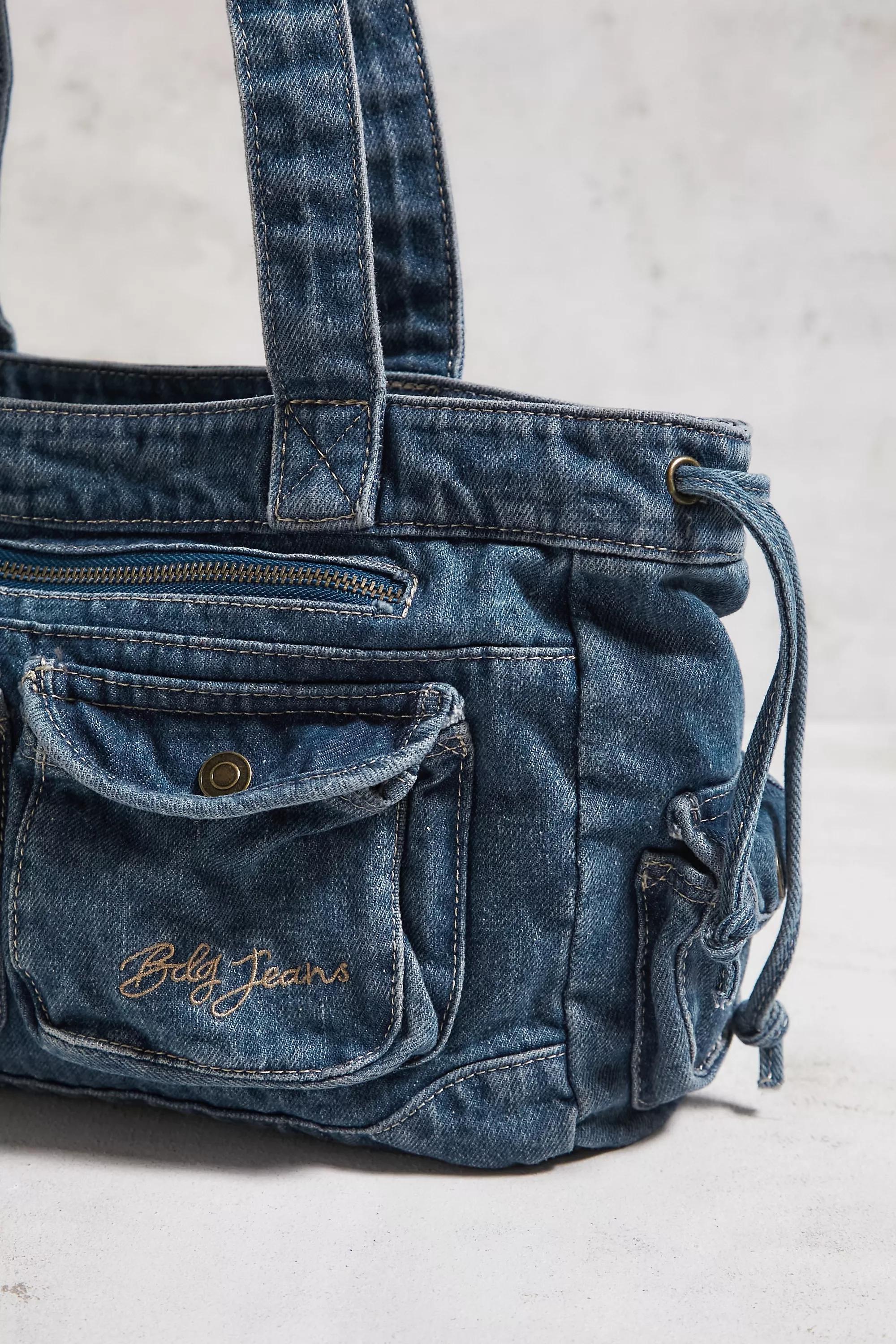 Denim L Bdg Lissy Denim Y2K Shoulder Bag, DENIM L, large image number 3