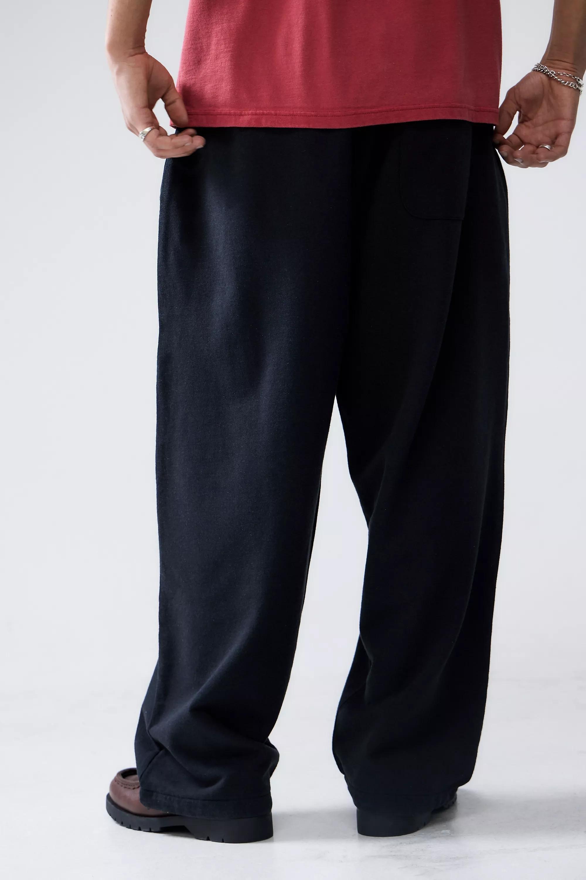Black Harri Baggy Joggers, BLK, large image number 3