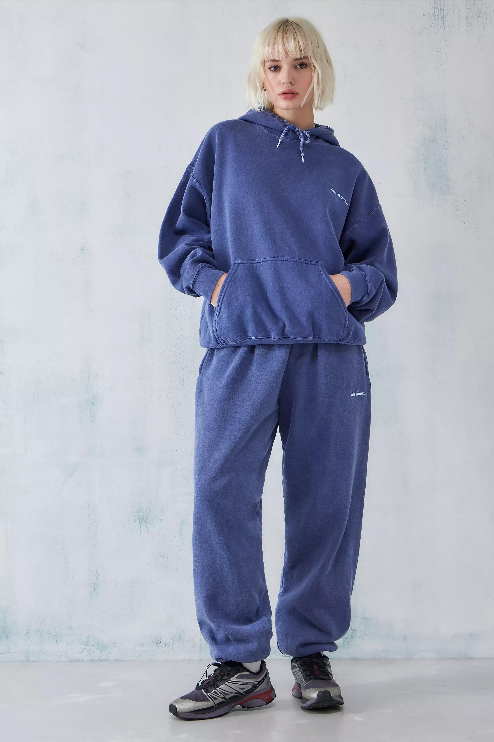 Navy Iets Frans... Cuffed Joggers, , large image number 1