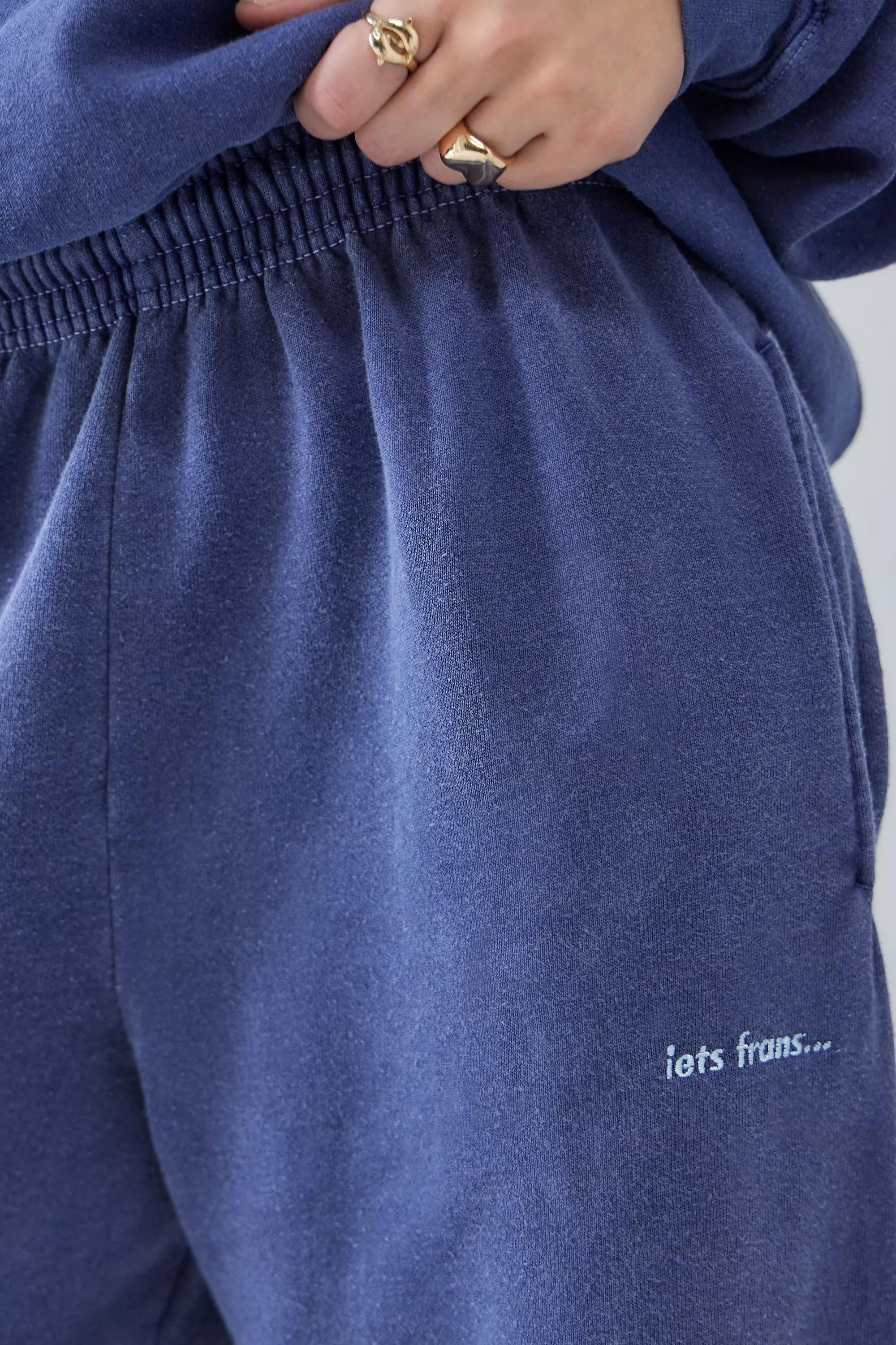 Navy Iets Frans... Cuffed Joggers, NAVY, large image number 3