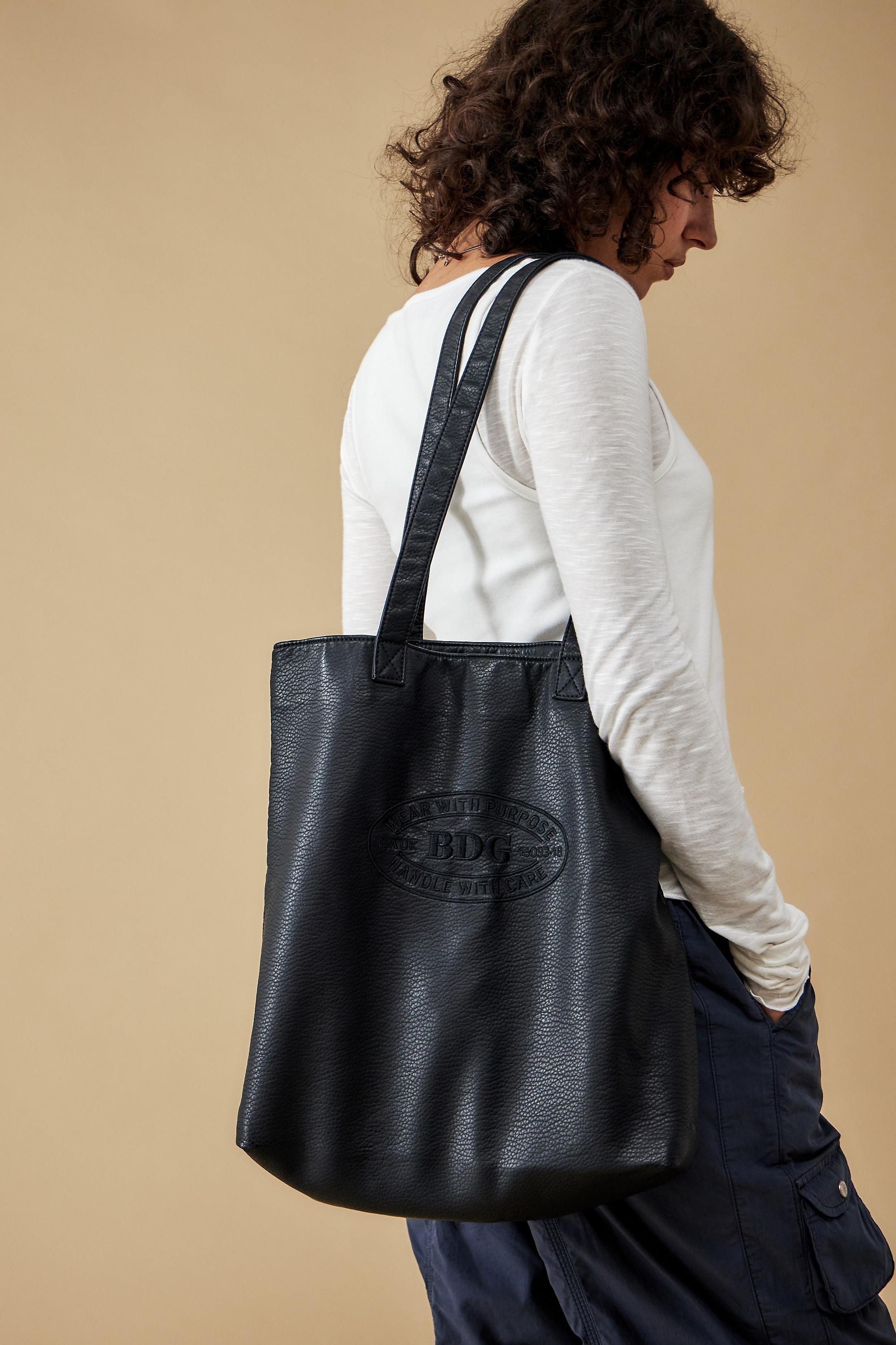 Black Tote Bag, BLK, large image number 0
