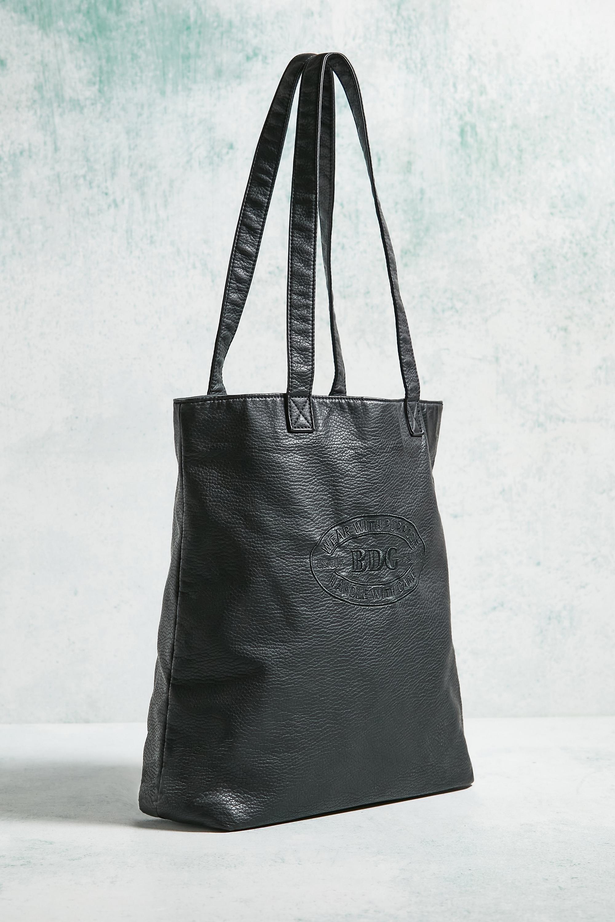 Black Tote Bag, BLK, large image number 2