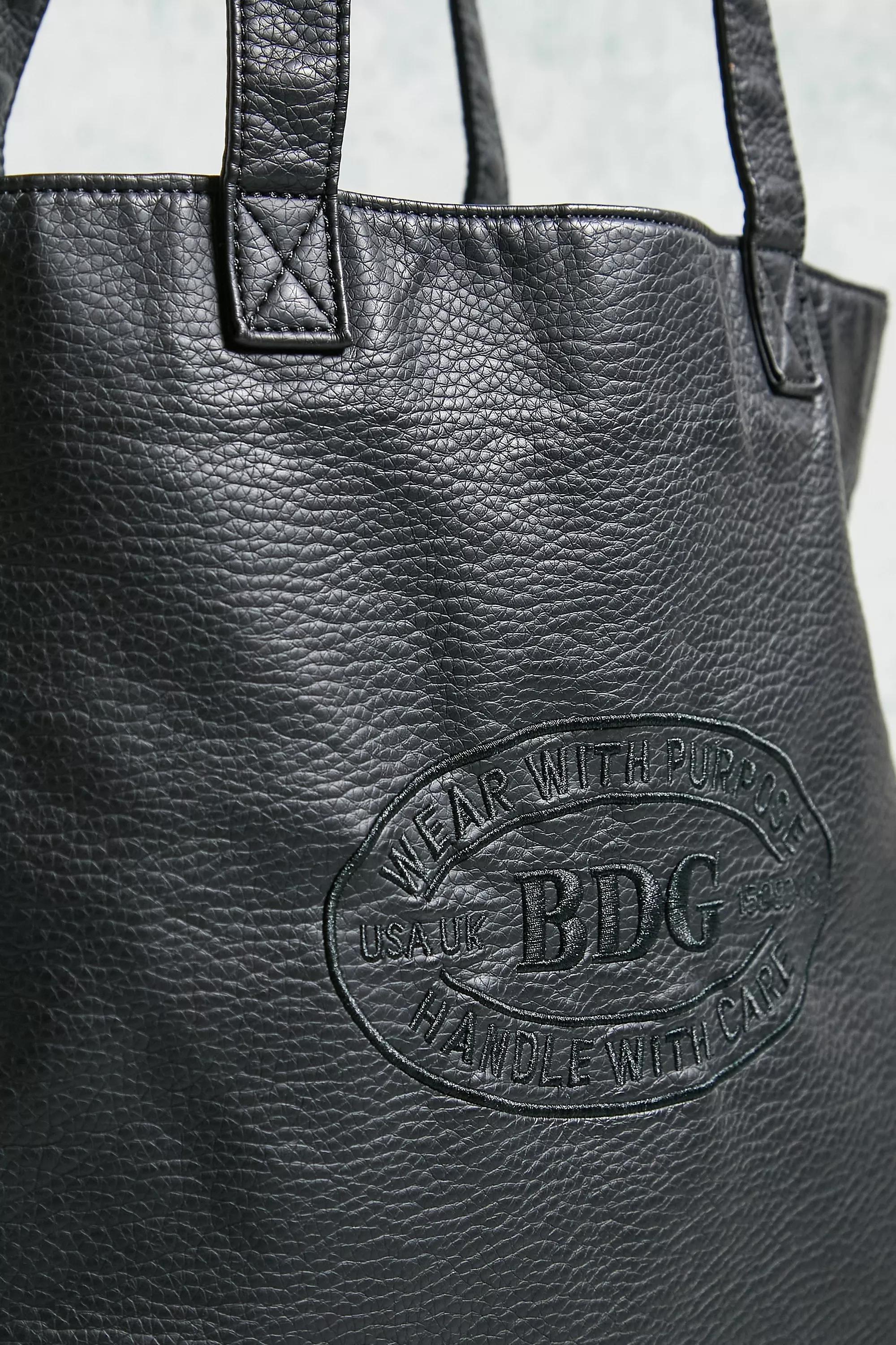 Black Tote Bag, BLK, large image number 3
