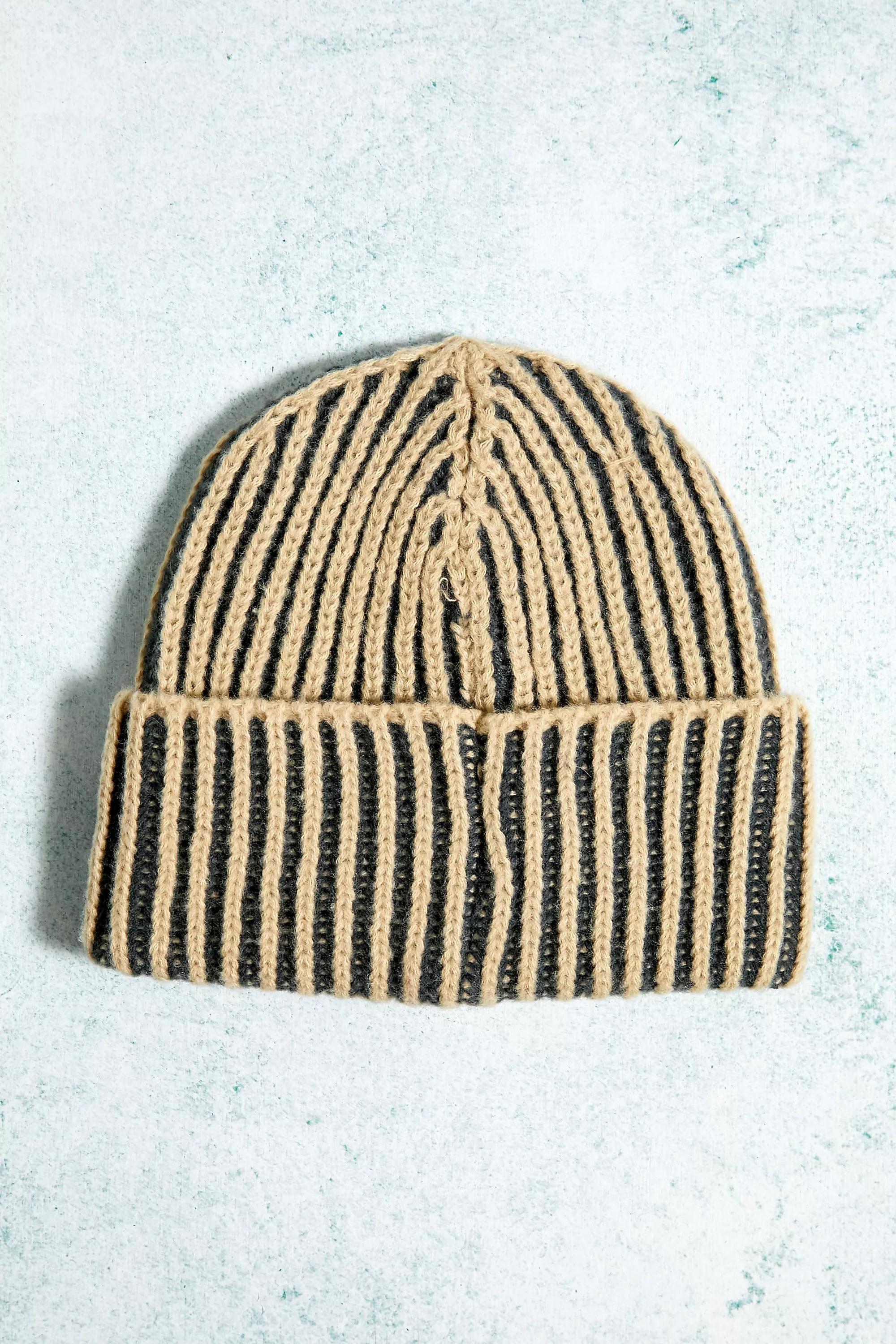 Beige Uo-76 Plated Beanie, , large image number 2