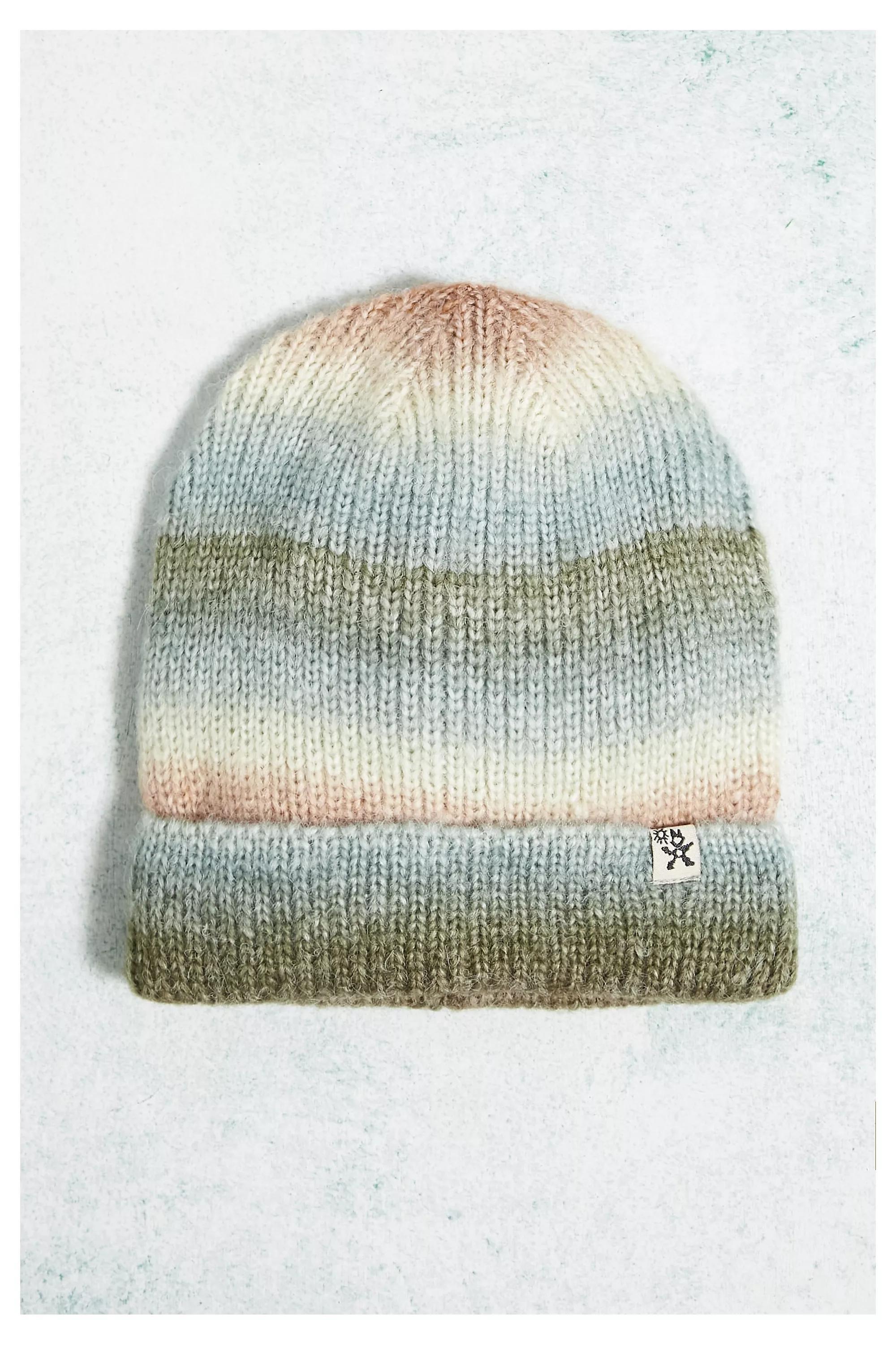Multicolour Nomad Ombre Beanie, , large image number 1