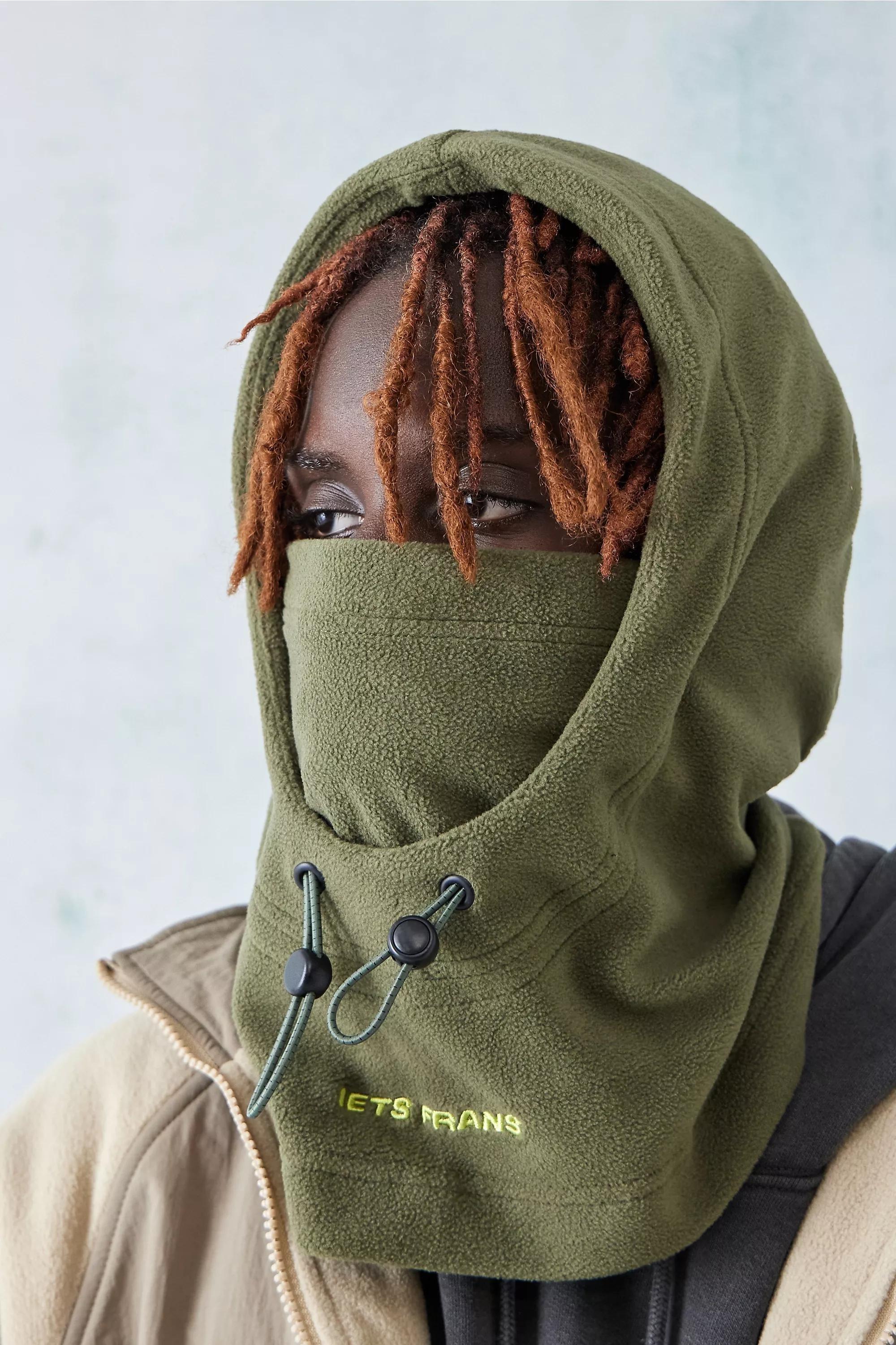 Green Fleece Hood, , large image number 0