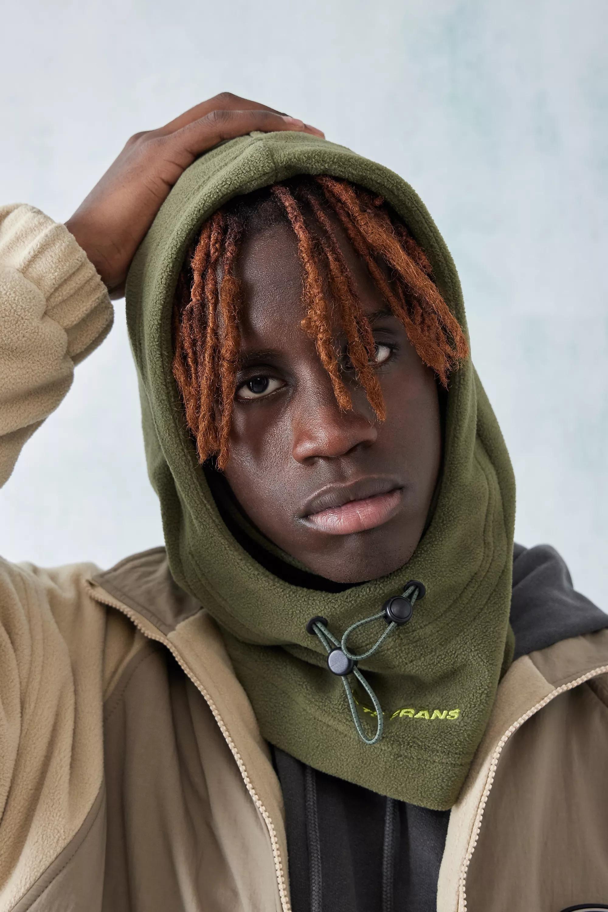 Green Fleece Hood, , large image number 1