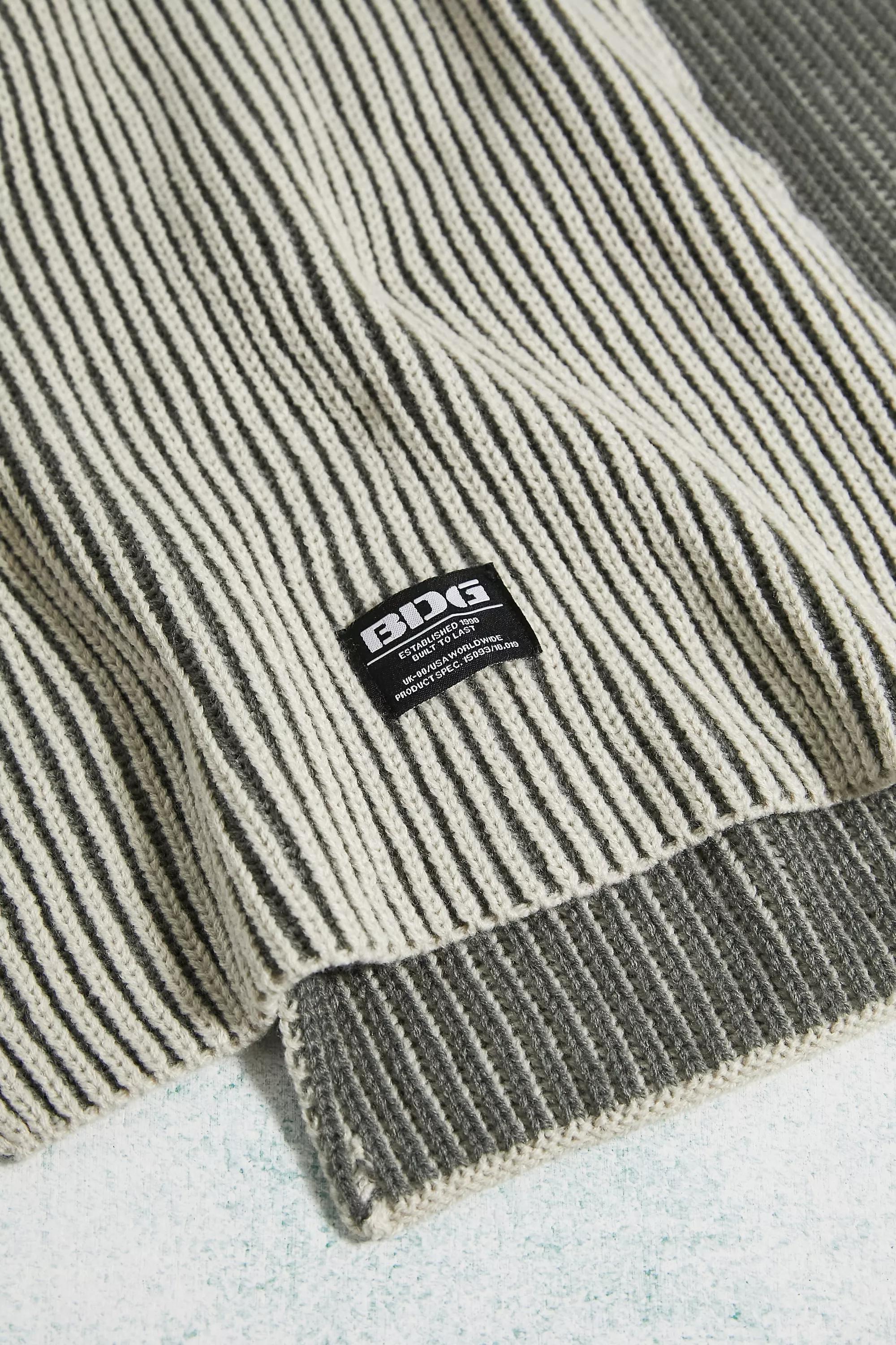 Grey Ribbed Scarf, , large image number 1