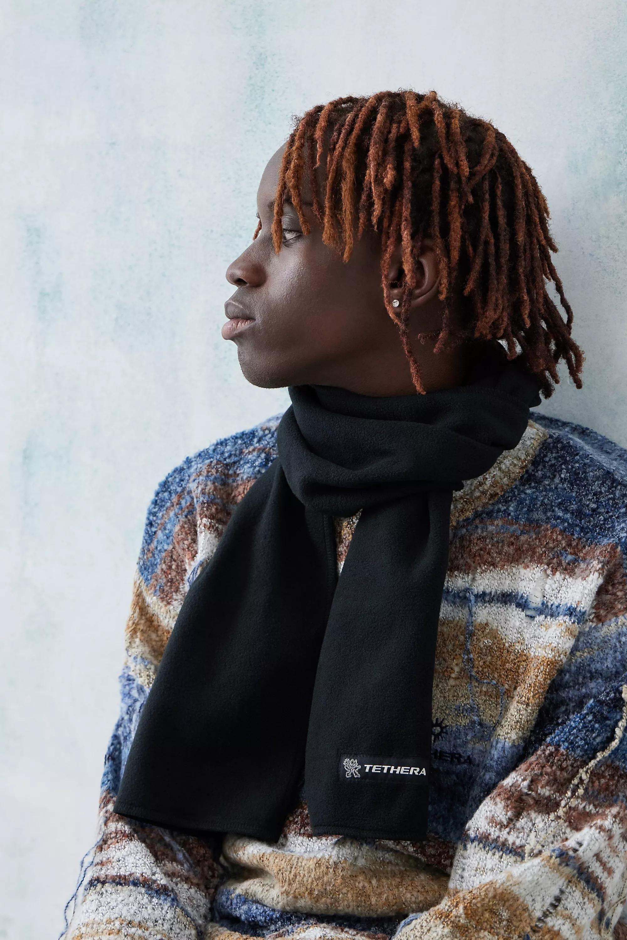 Black Nomad Fleece Scarf, , large image number 0