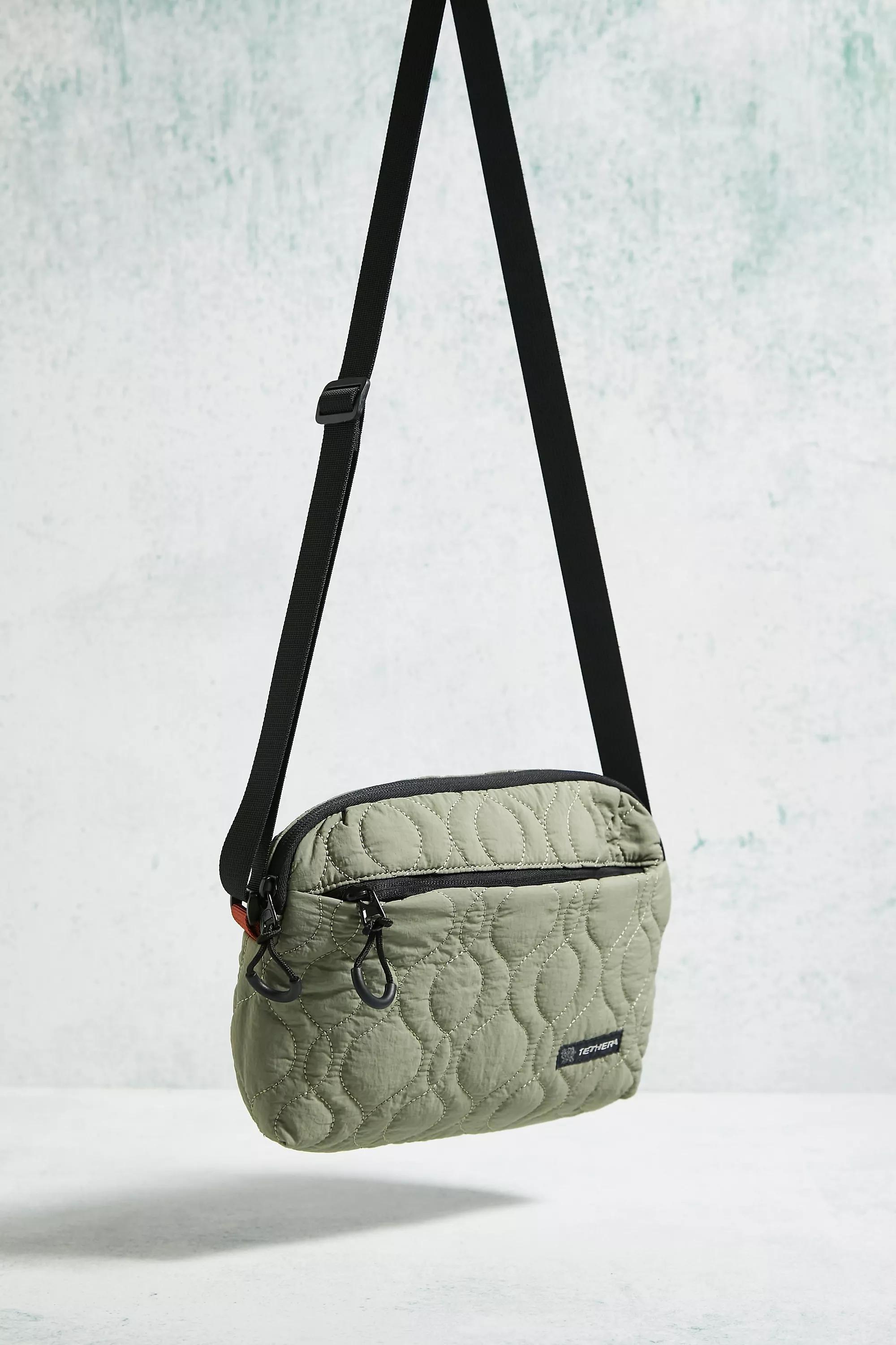 Cream Uo Nomad Khaki Onion Quilted Crossbody Bag, , large image number 3