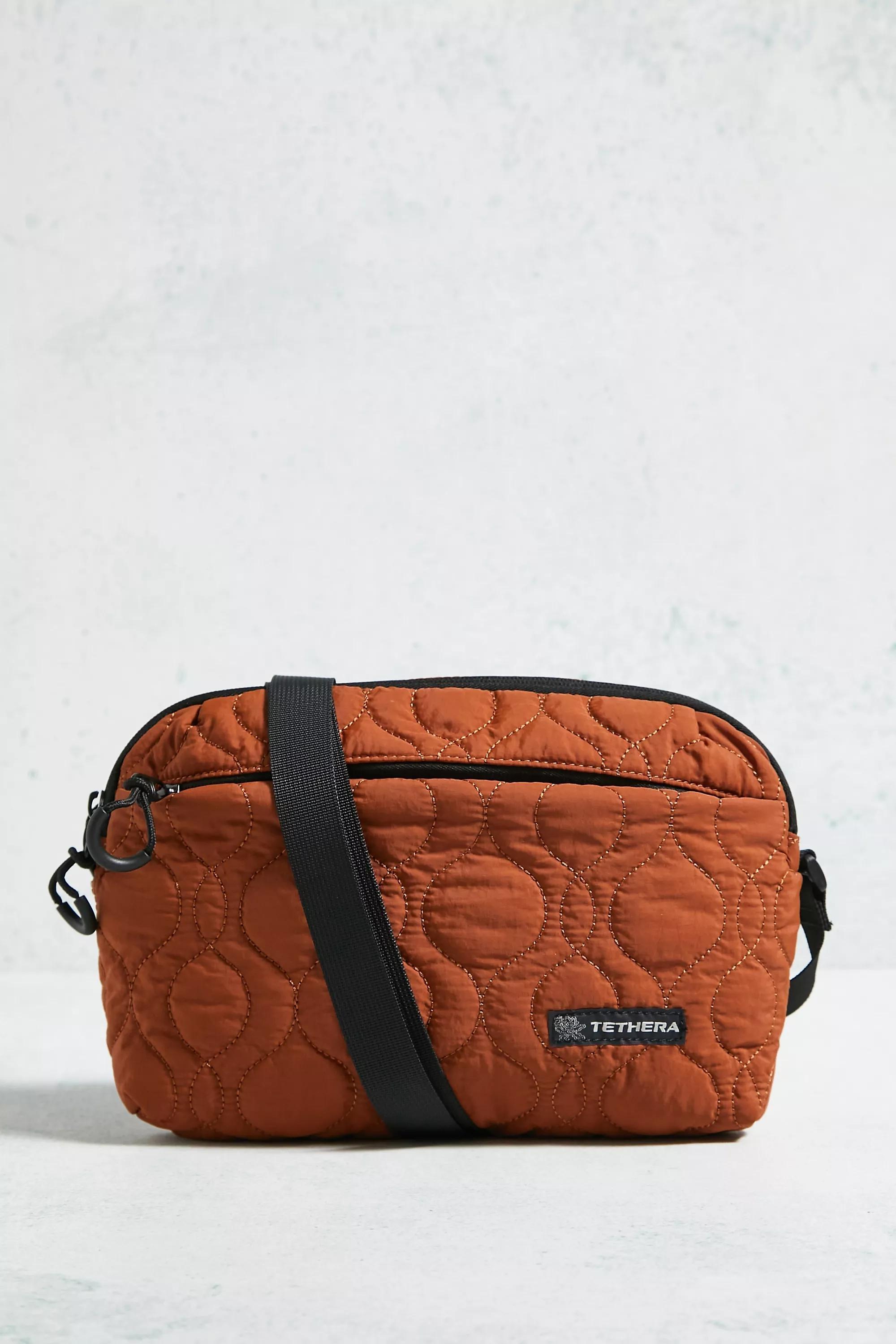 Urban Outfitters - Orange D Uo Nomad Orange Onion Quilted Crossbody Bag