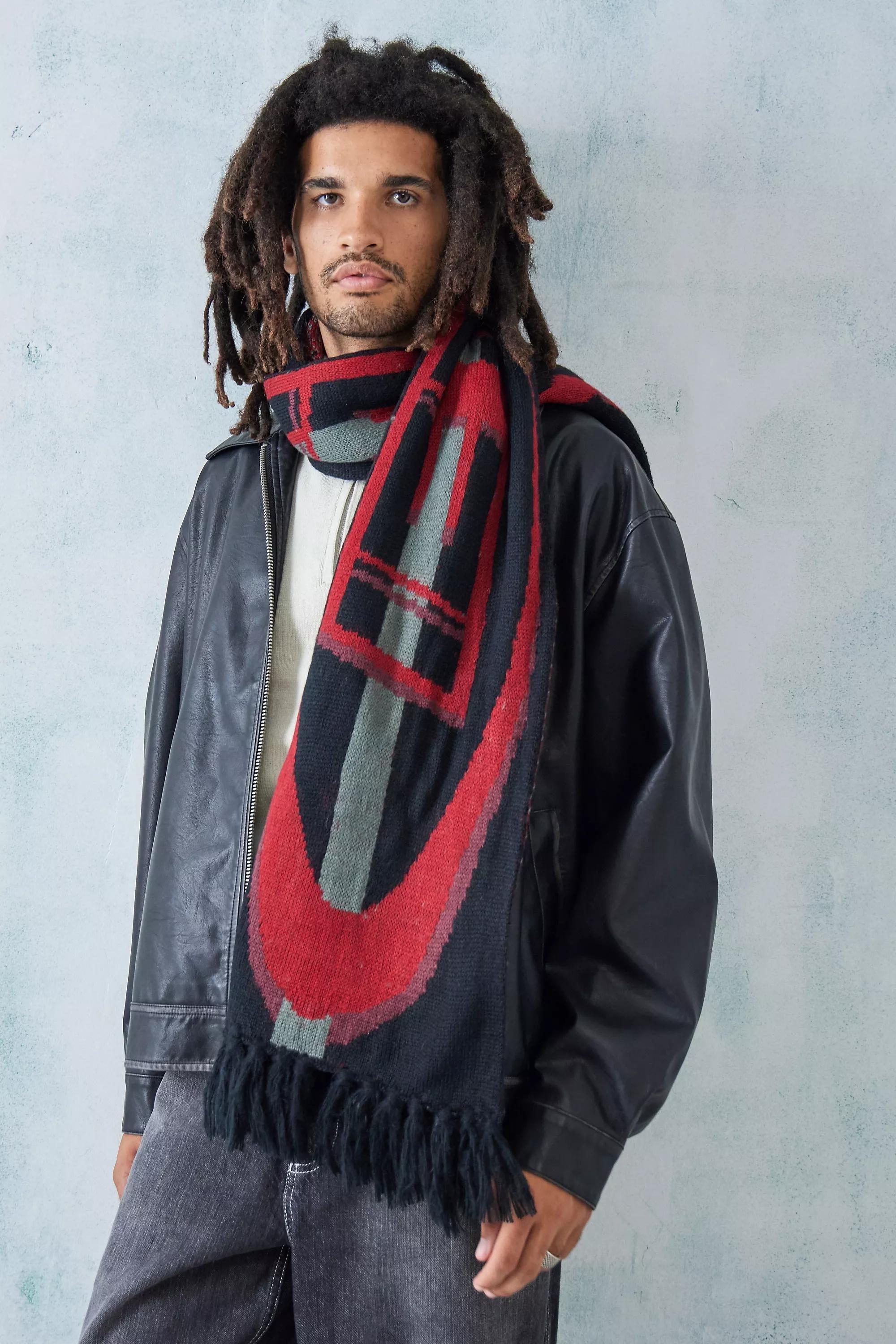 Multicolour Football Scarf, , large image number 0