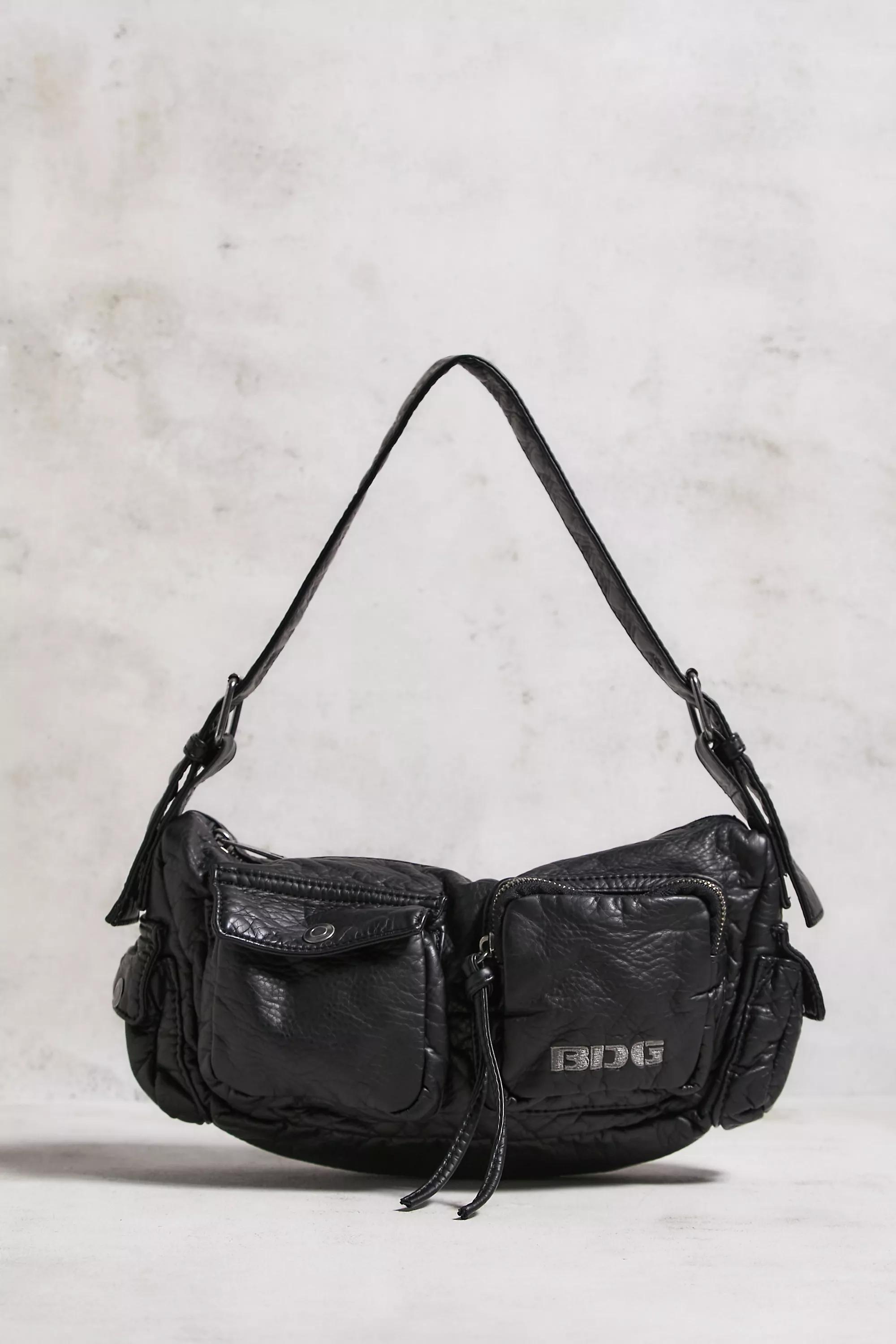 Multicolour Amelia Faux Leather Pocket Bag, B&W, large image number 2