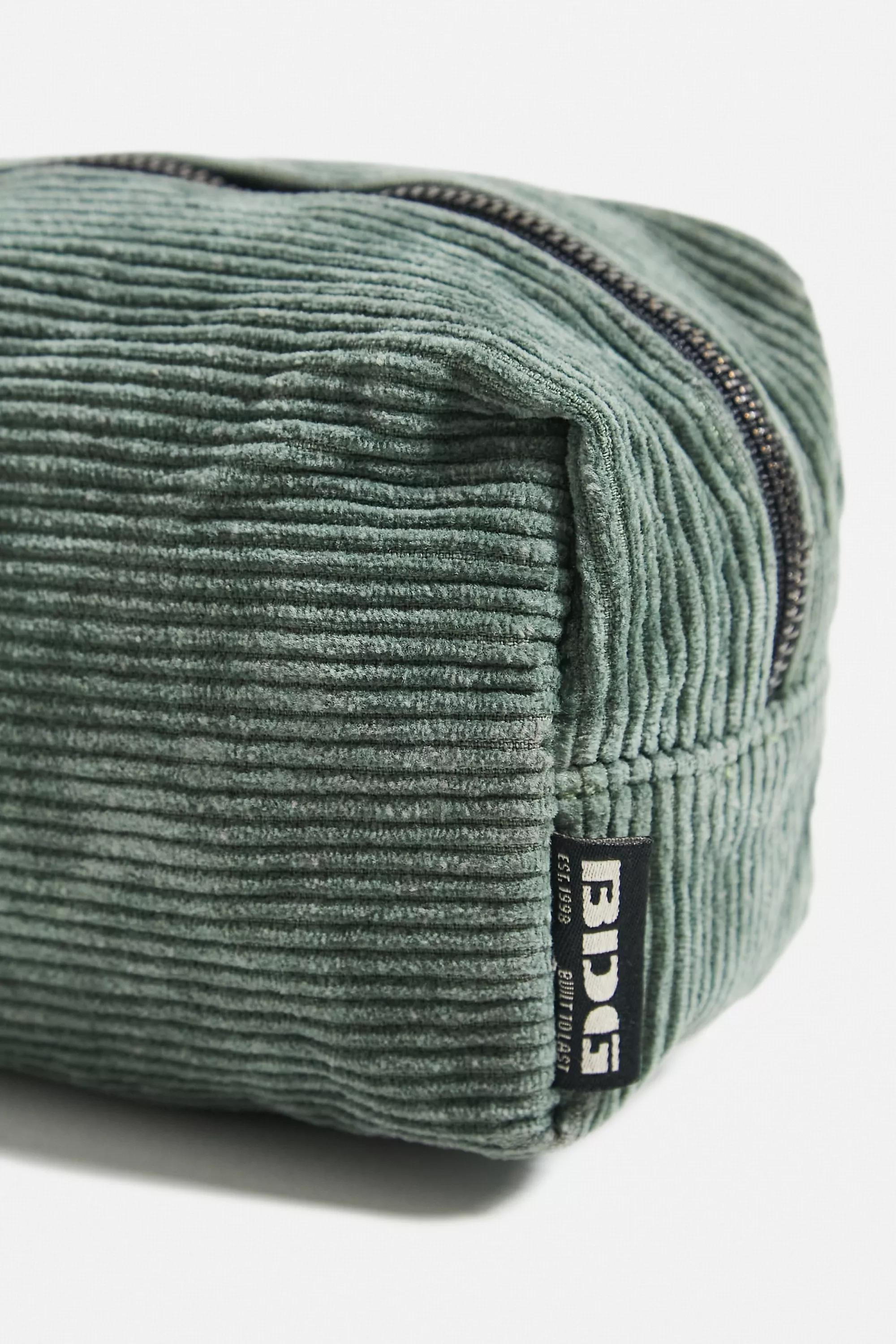 Green Bdg Washed Cored Makeup Bag, MOSS, large image number 2