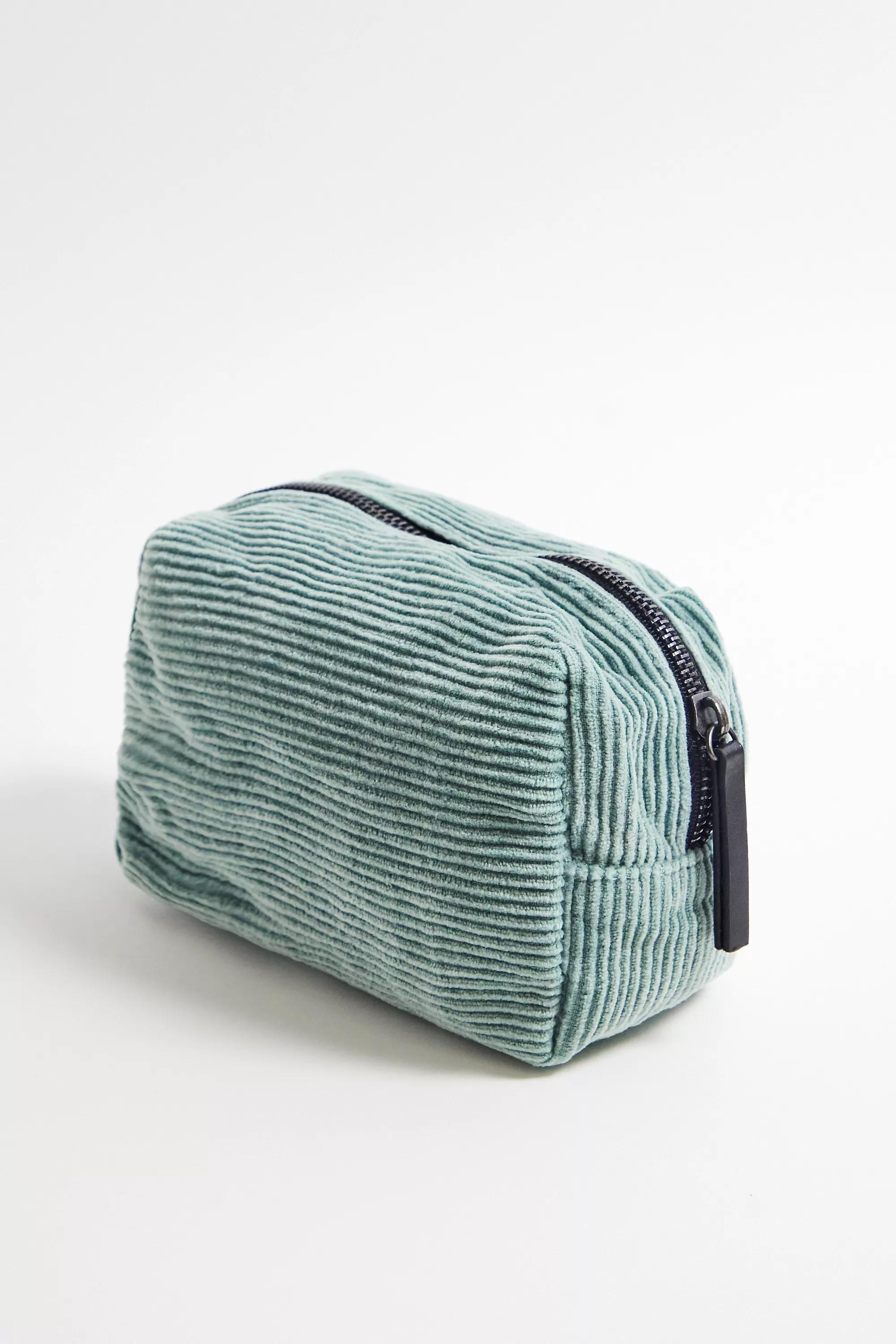 Mint Bdg Washed Corduroy Cosmetic Bag, MINT, large image number 3