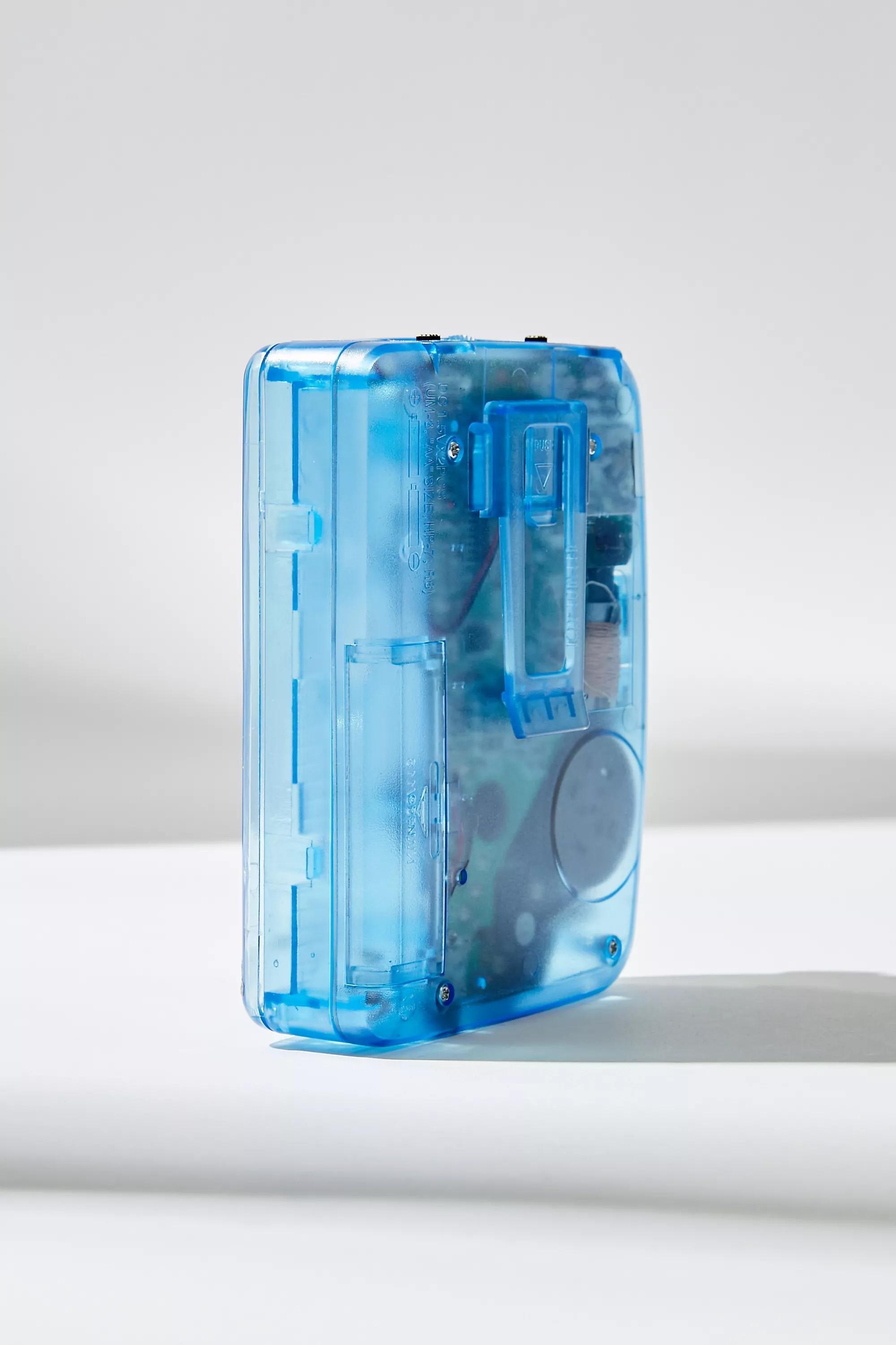 Blue Clear Tech Blue Uo Exclusive Cassette Player, BLUE, large image number 1