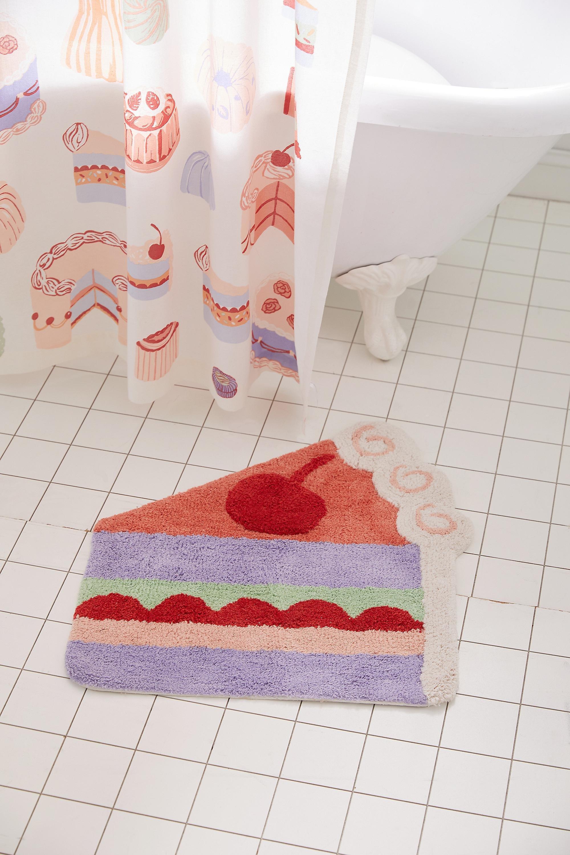 Multicolour Piece Of Cake Bath Mat, ASSORT, large image number 0