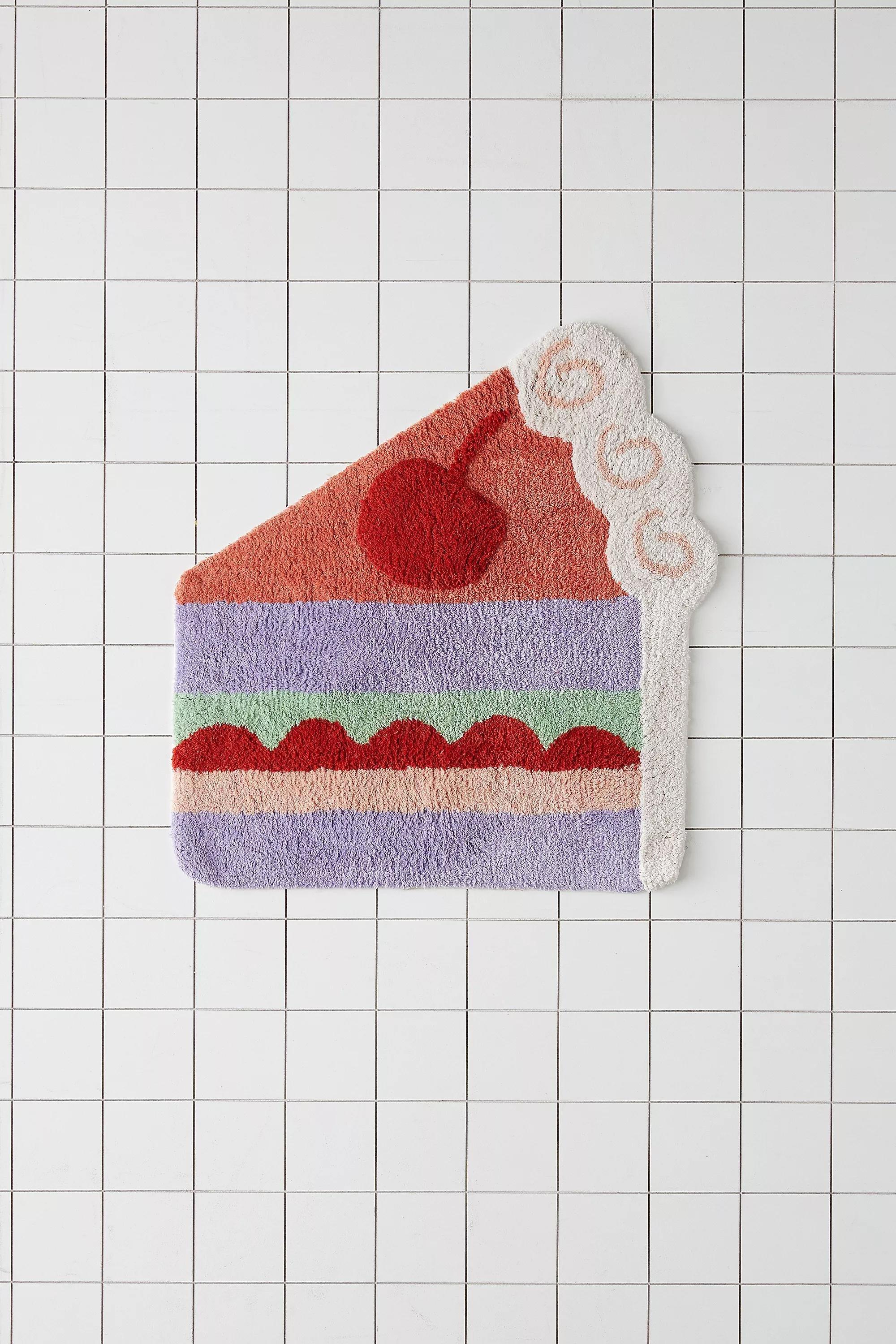 Multicolour Piece Of Cake Bath Mat, ASSORT, large image number 1