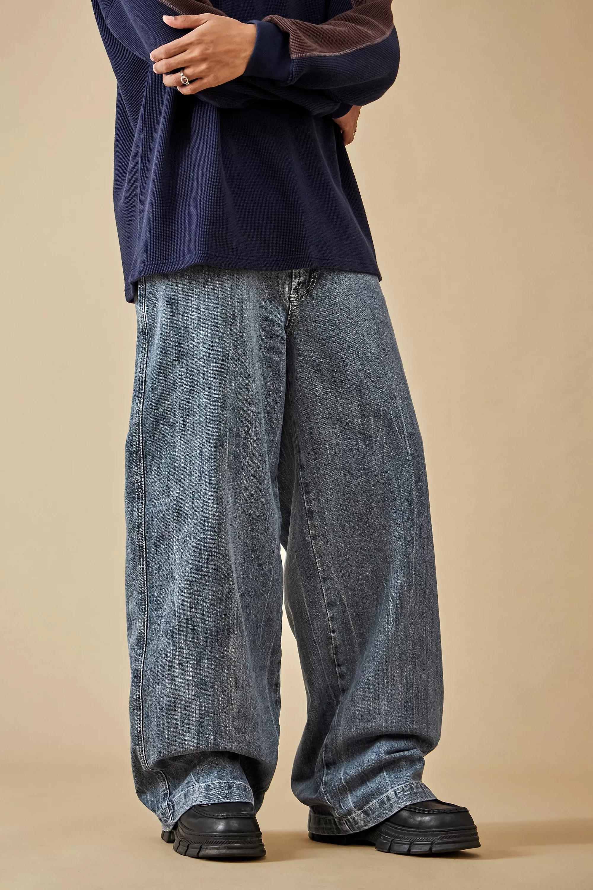 BDG Neo Skate Grey Wash Jeans, , large image number 1