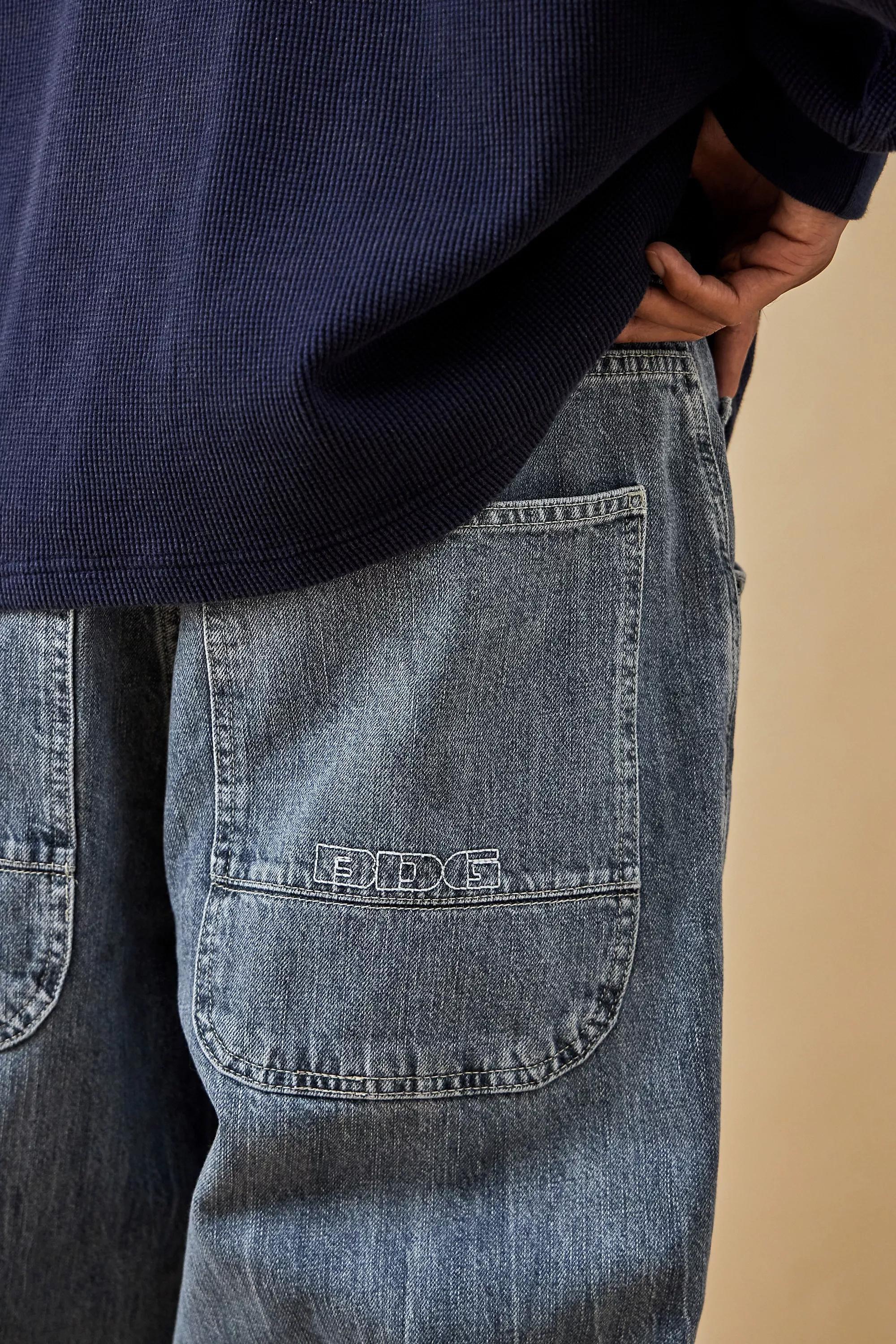 BDG Neo Skate Grey Wash Jeans, , large image number 3