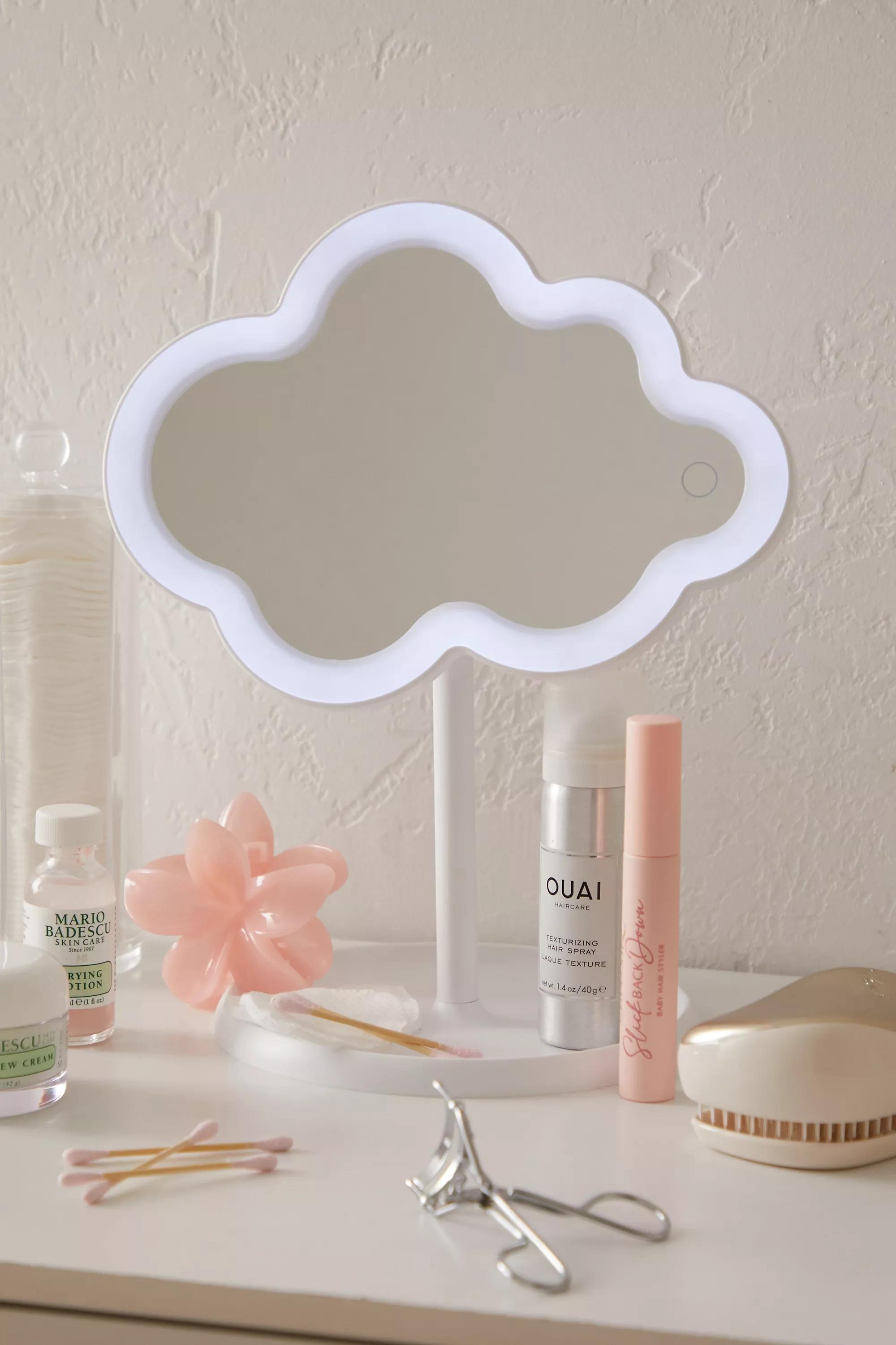Multicolour Led Cloud Tabletop Mirror, ASSORT, large image number 1