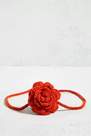 Urban Outfitters - RED UO Knitted Corsage Belt