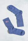Urban Outfitters - Blue Iets Frans... Big Embroidered Socks