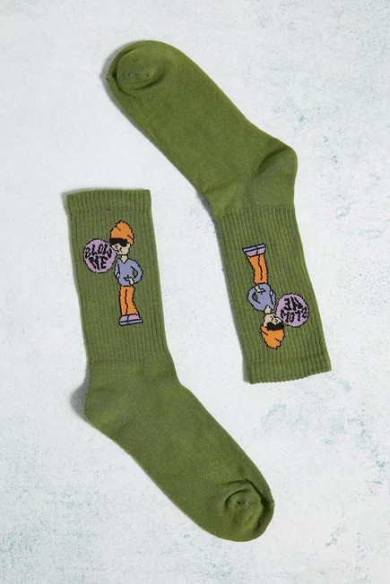 Urban Outfitters - Green Blow Me Socks