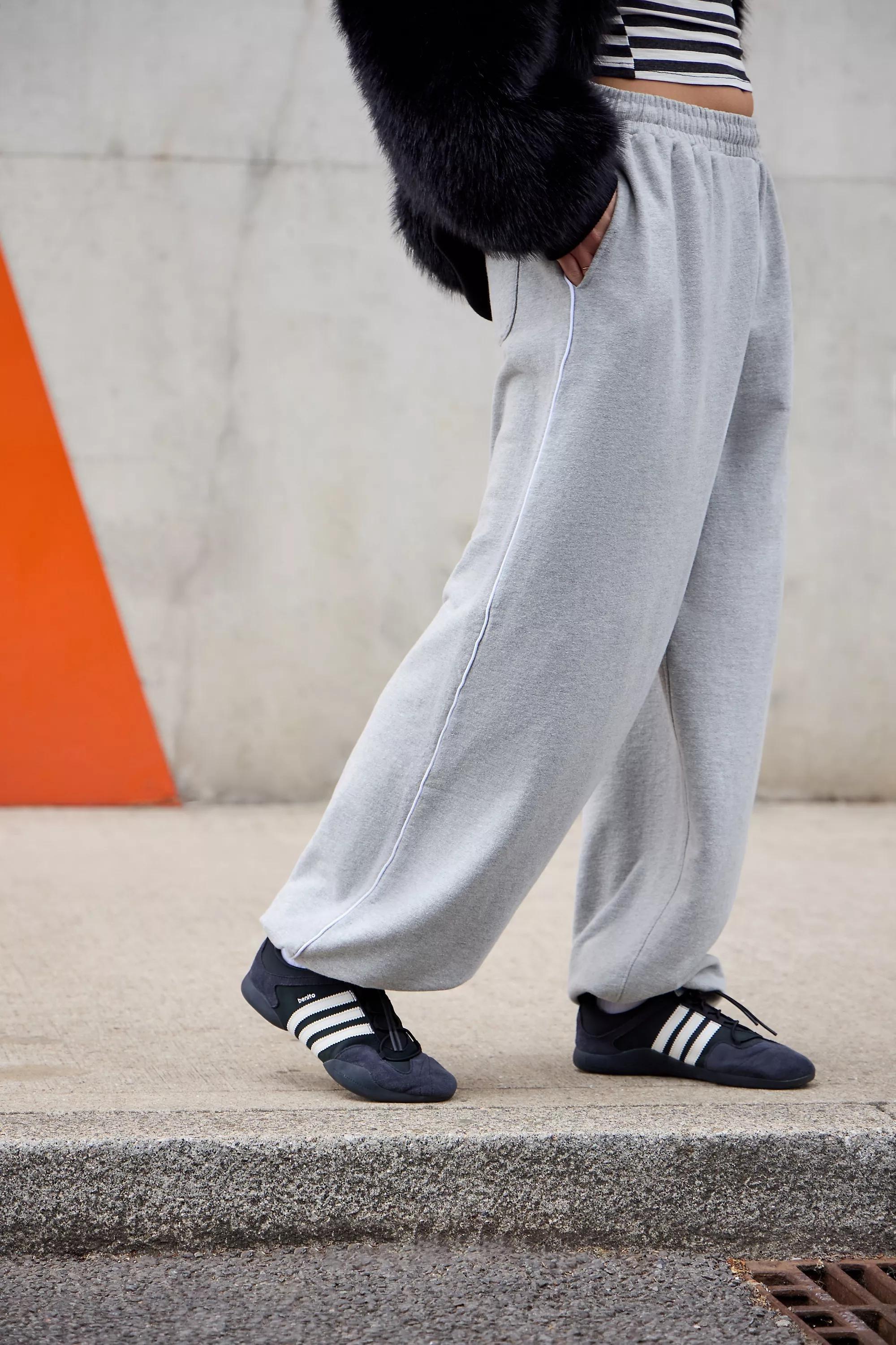 Grey Wide Leg Jogger Grey, , large image number 1