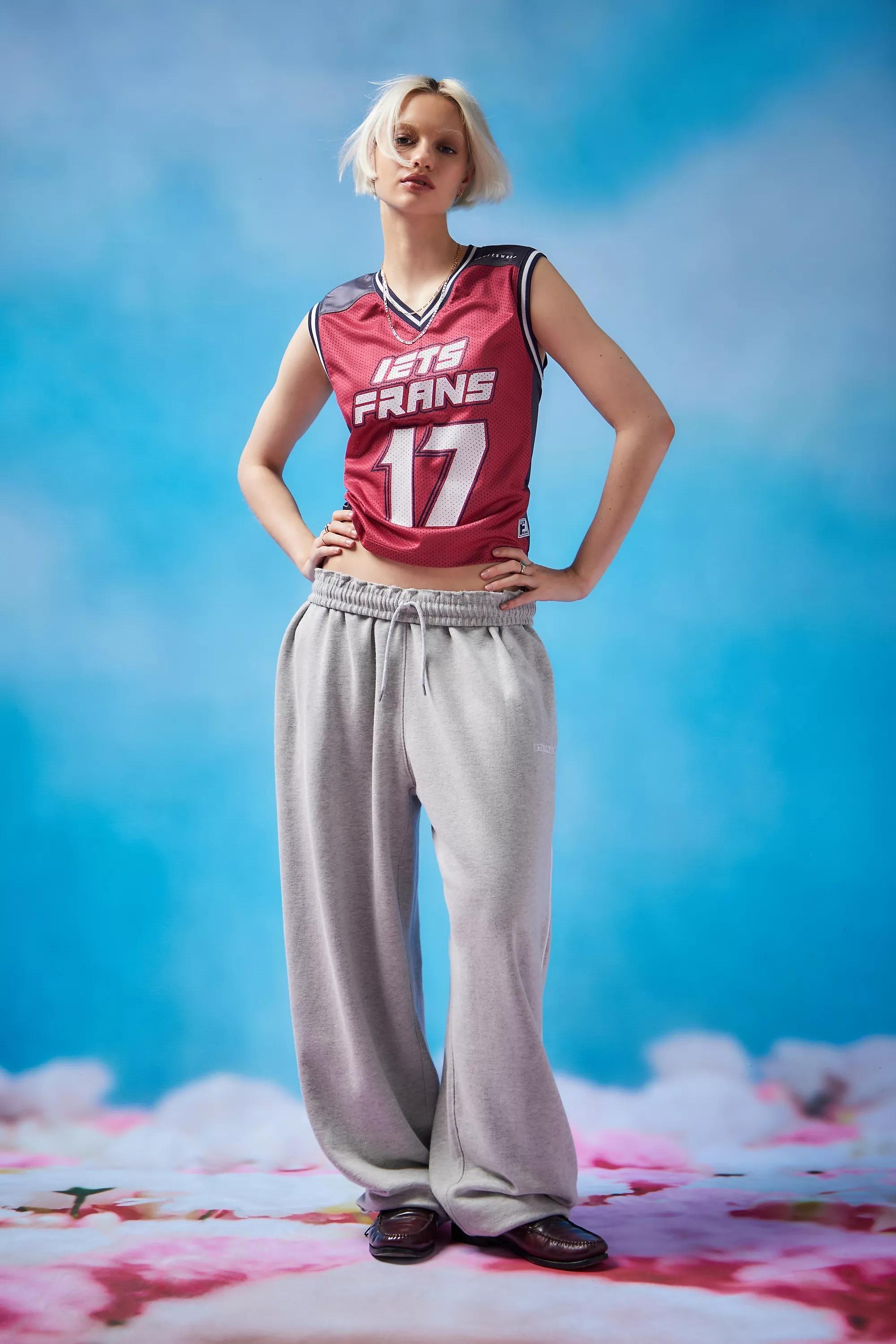 Grey Wide Leg Jogger Grey, , large image number 2