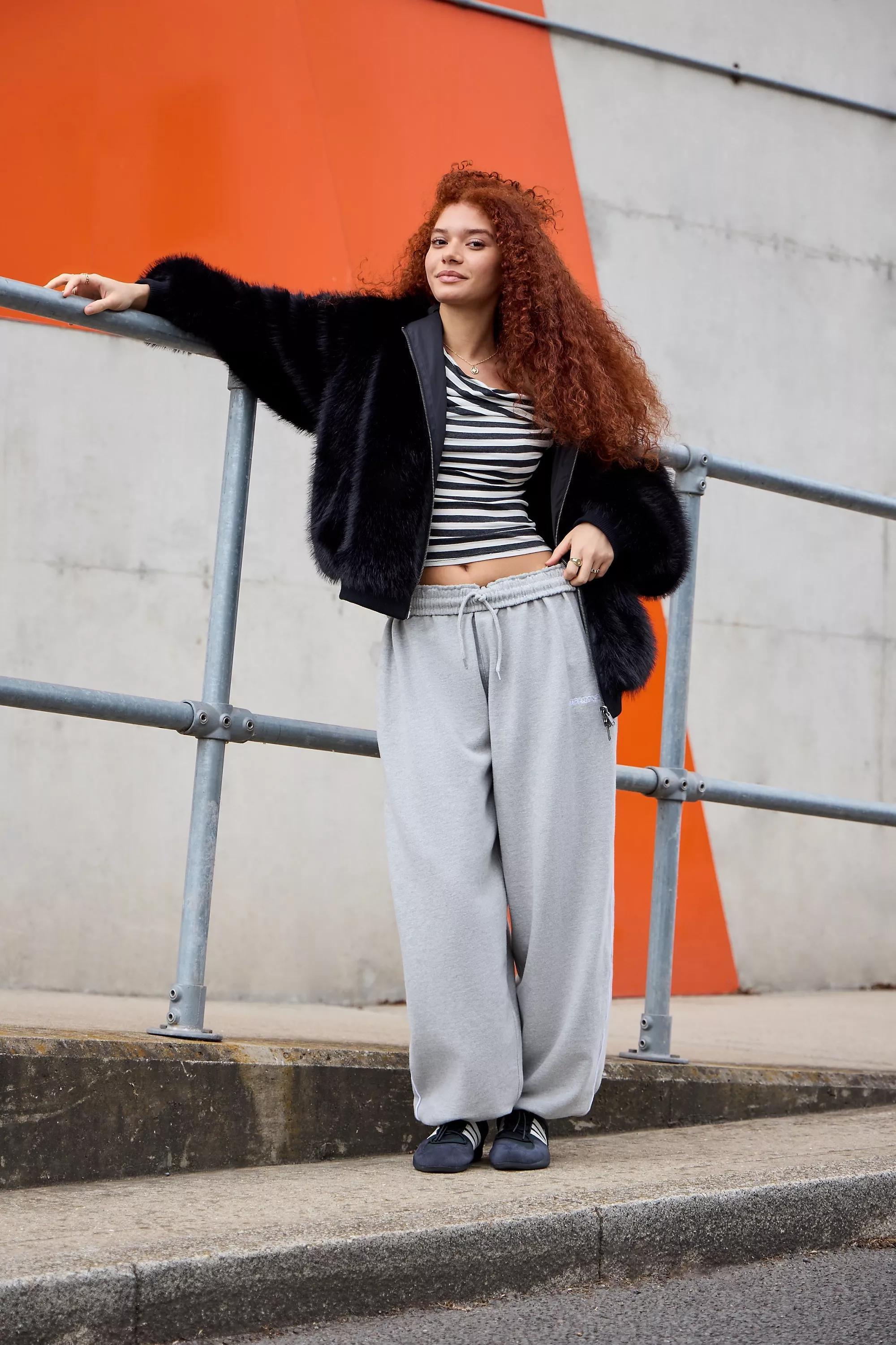 Grey Wide Leg Jogger Grey, , large image number 3
