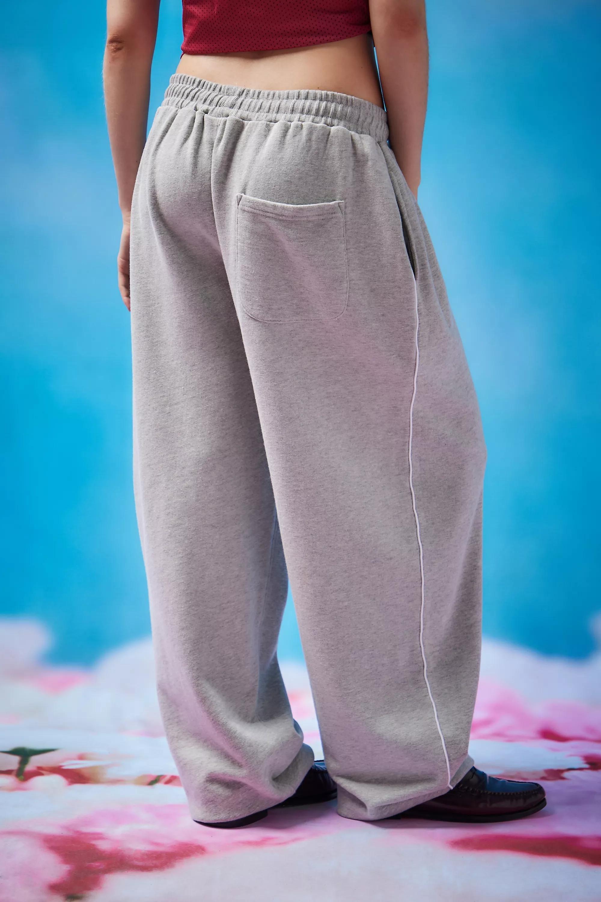 Grey Wide Leg Jogger Grey, , large image number 6