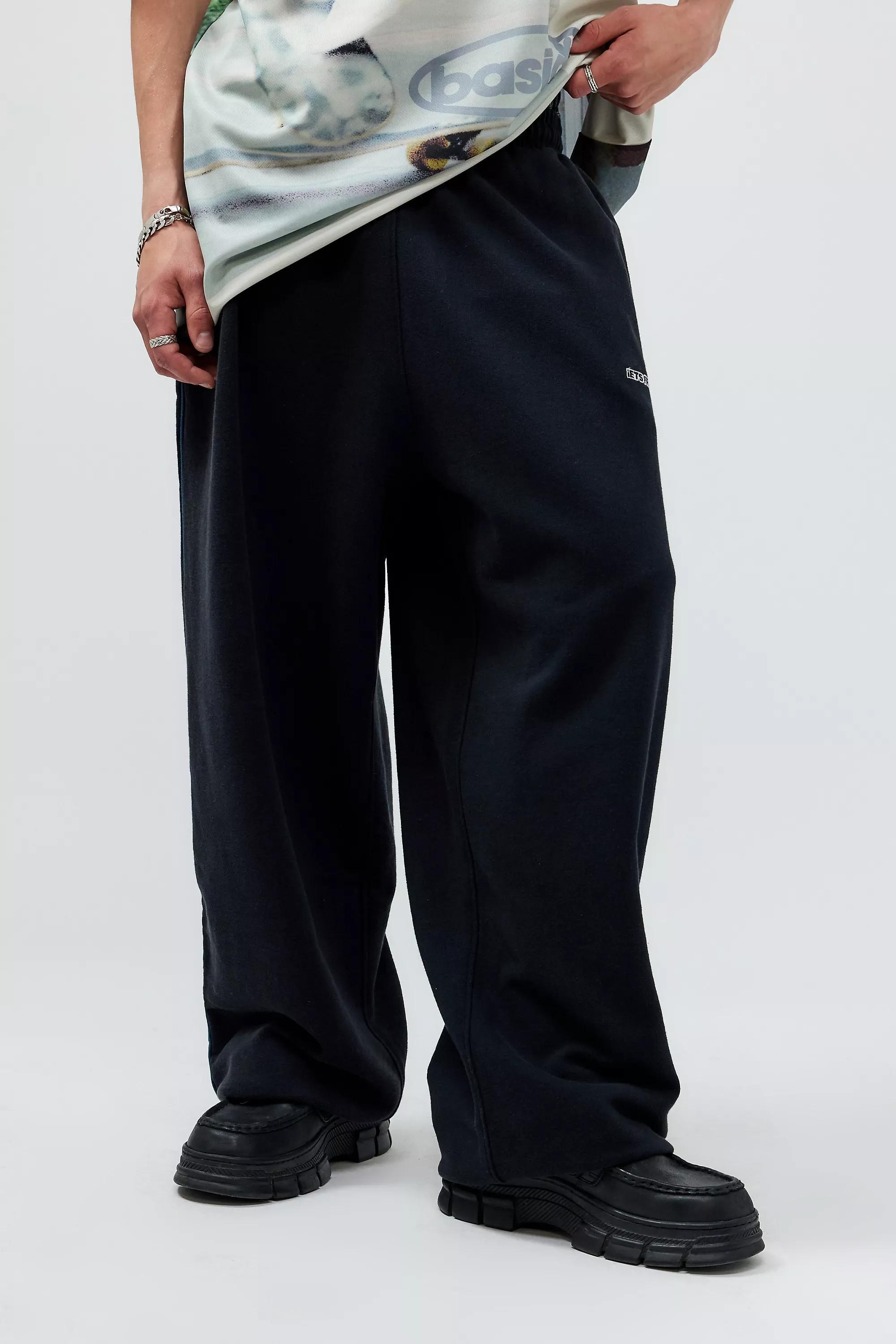 Black Harri Baggy Joggers, , large image number 5