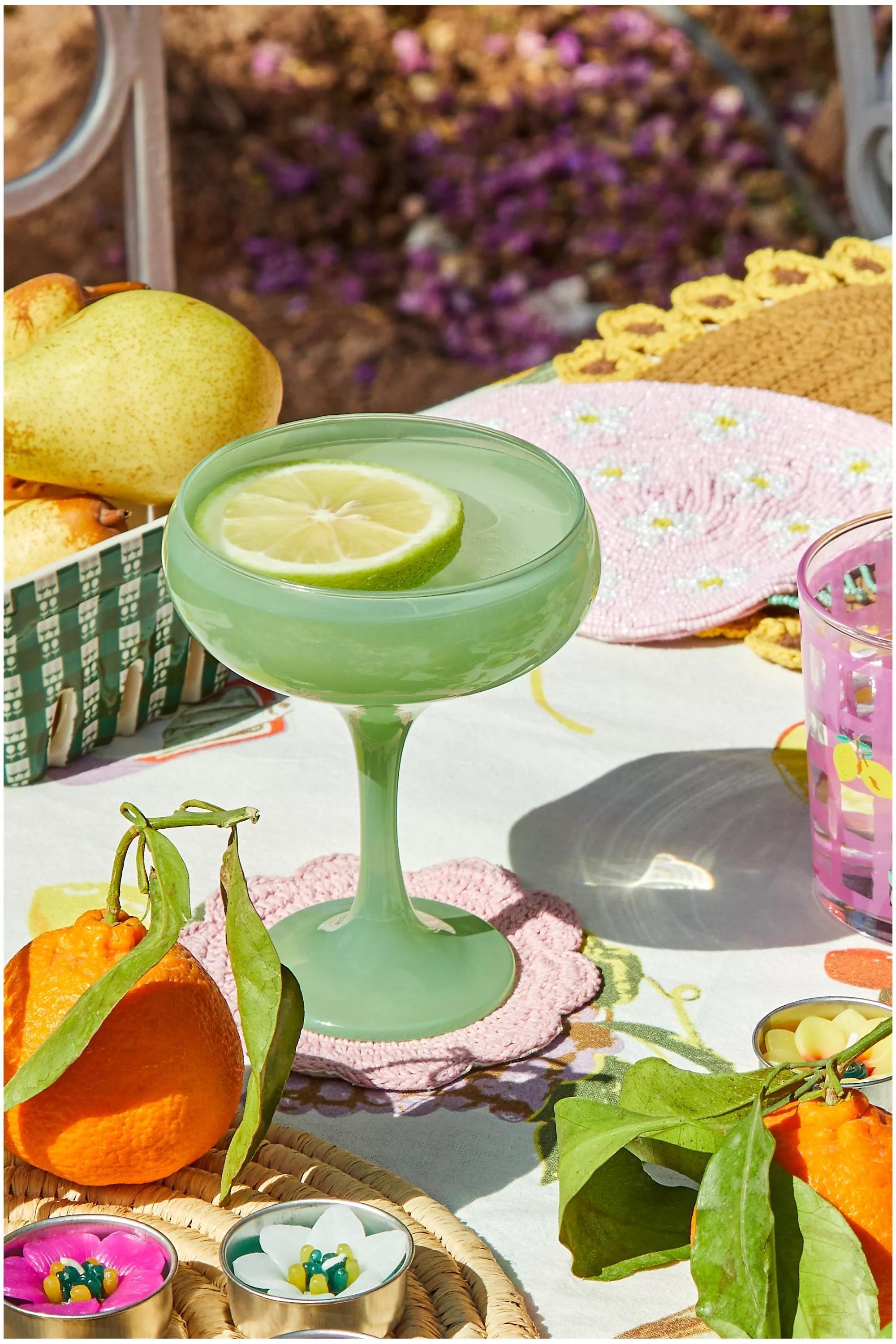 Green Pastel Champagne Coupe, GRN, large image number 0