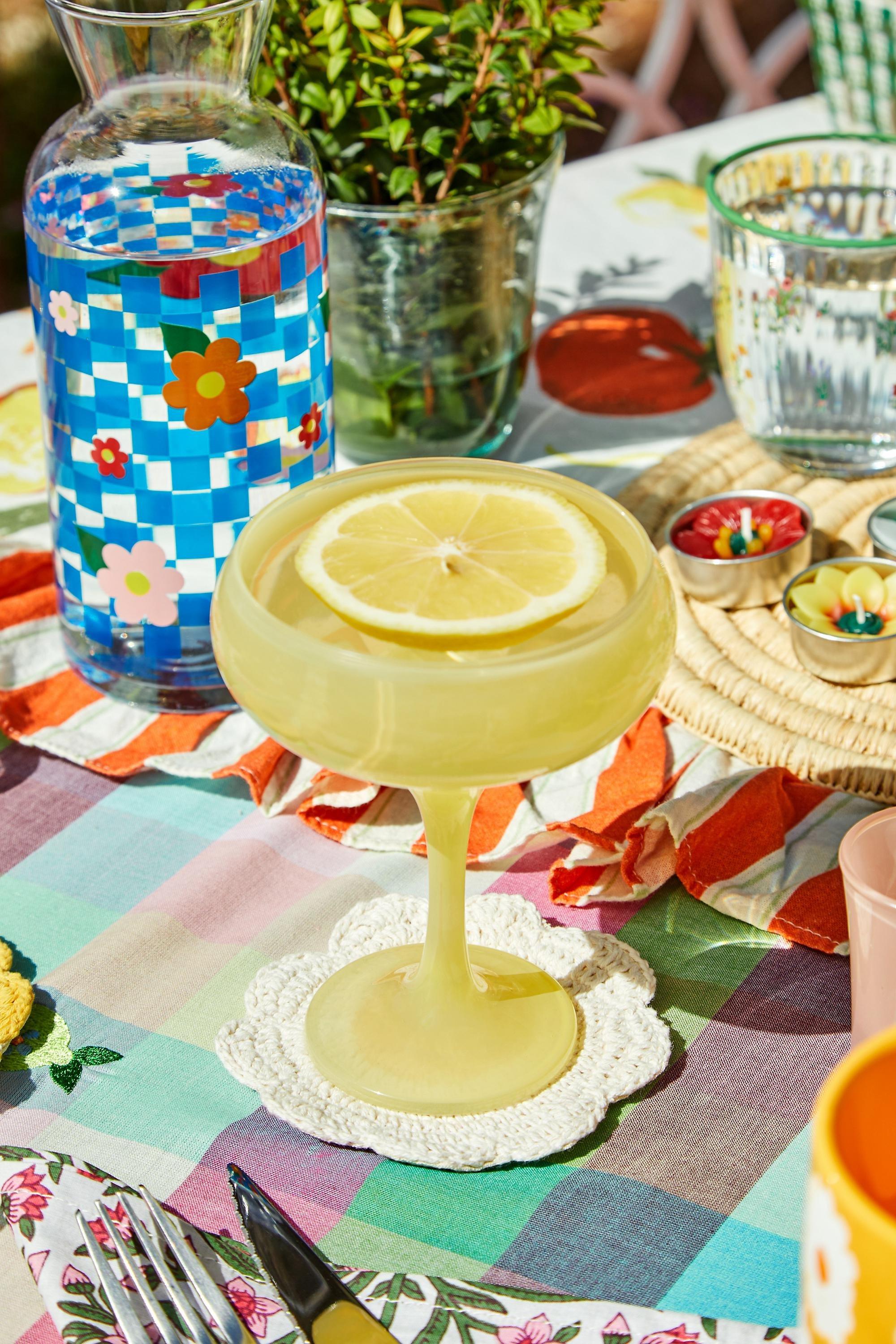Yellow Pastel Champagne Coupe, YEL, large image number 0
