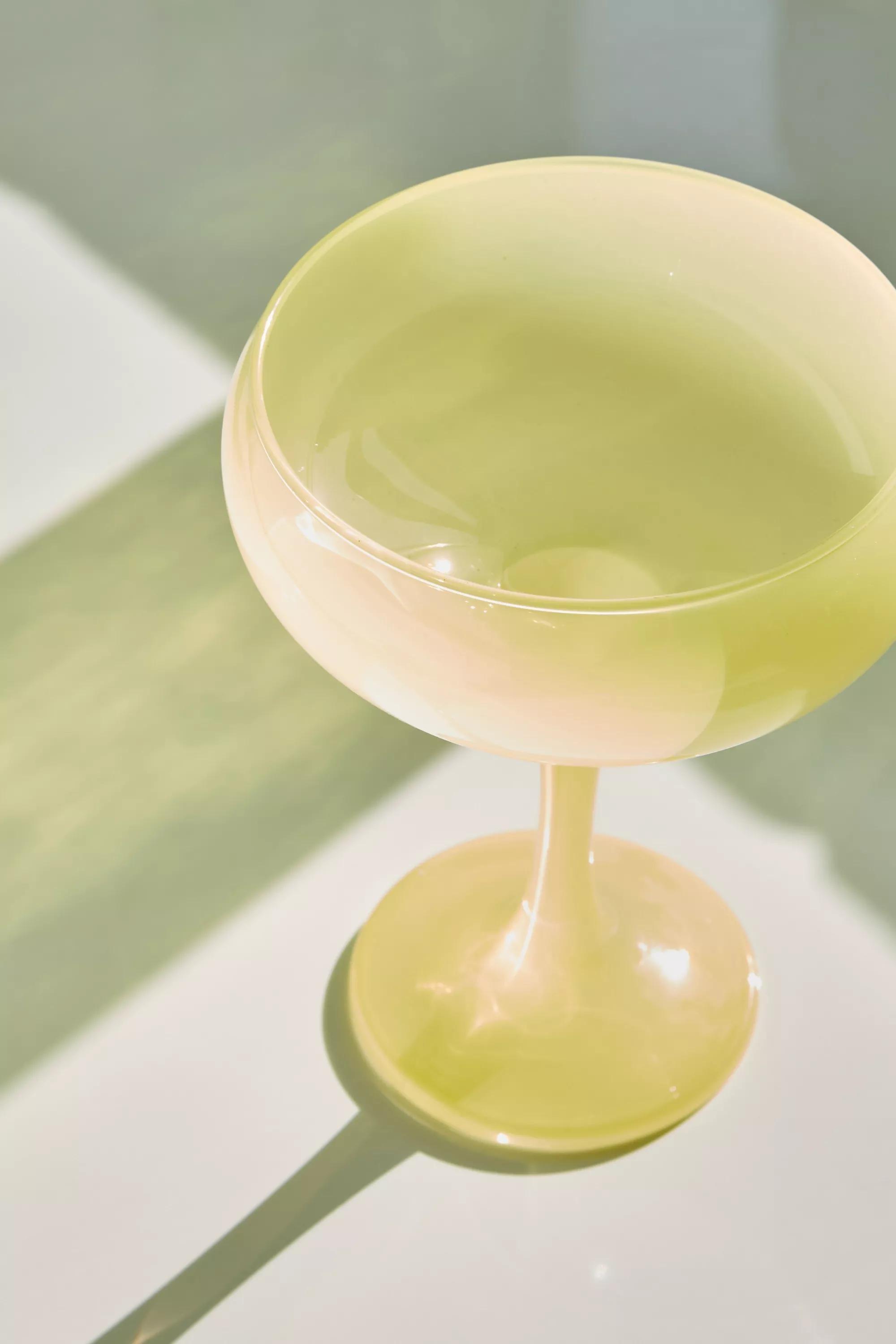 Yellow Pastel Champagne Coupe, YEL, large image number 2