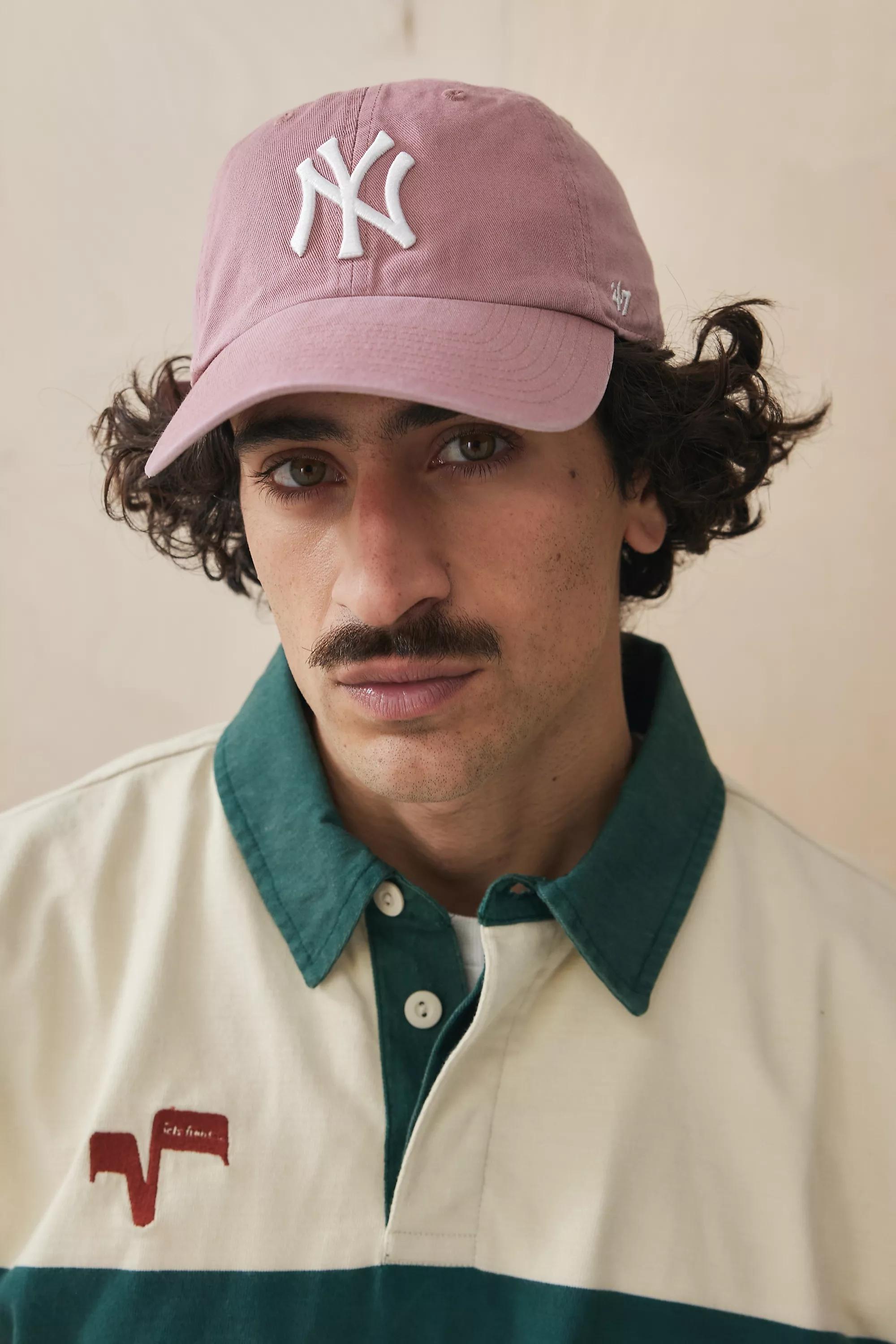 Pink 47 Ny Yankees Baseball Cap, PINK, large image number 1