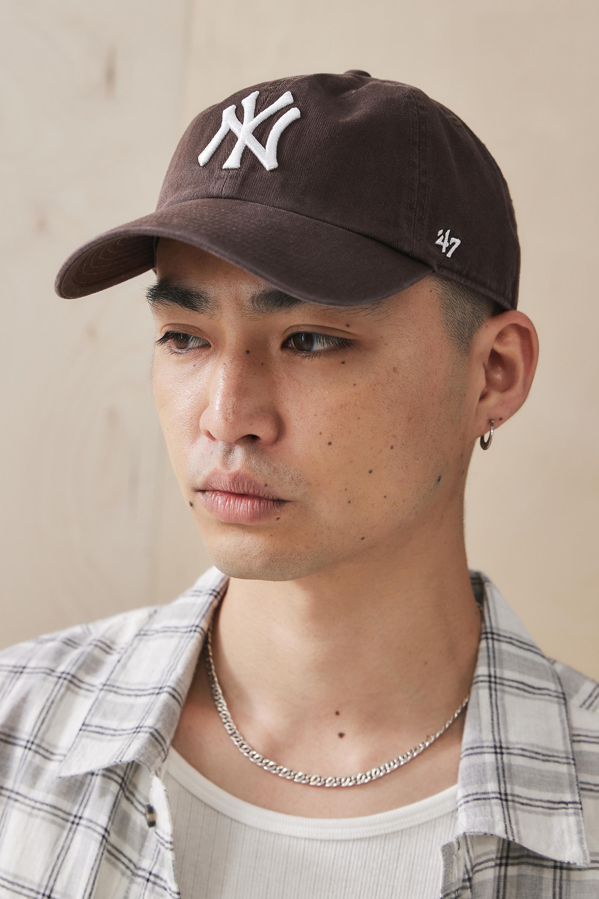 BRN '47 Brand NY Yankees Brown Baseball Cap, BRN, large image number 1