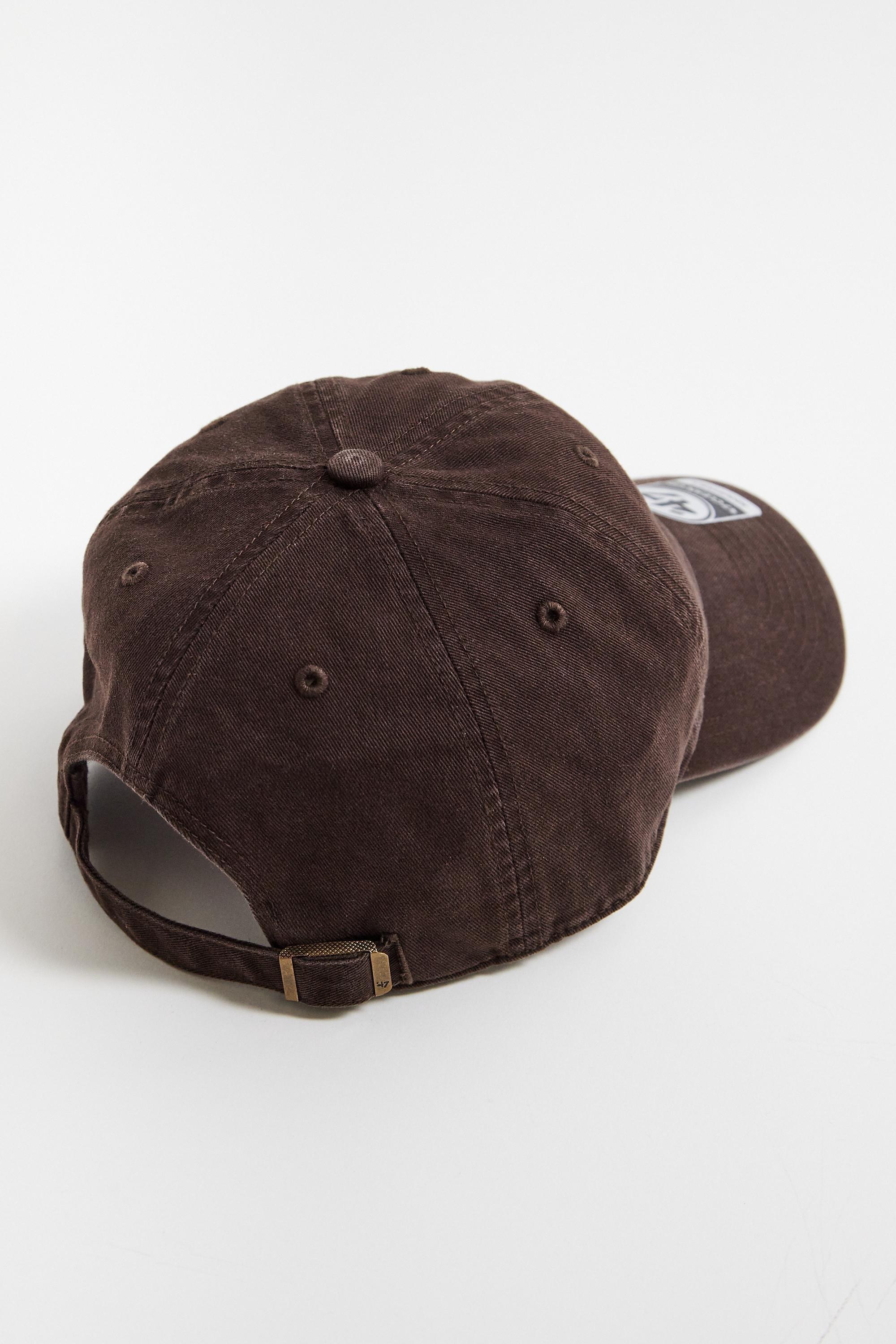 BRN '47 Brand NY Yankees Brown Baseball Cap, BRN, large image number 3