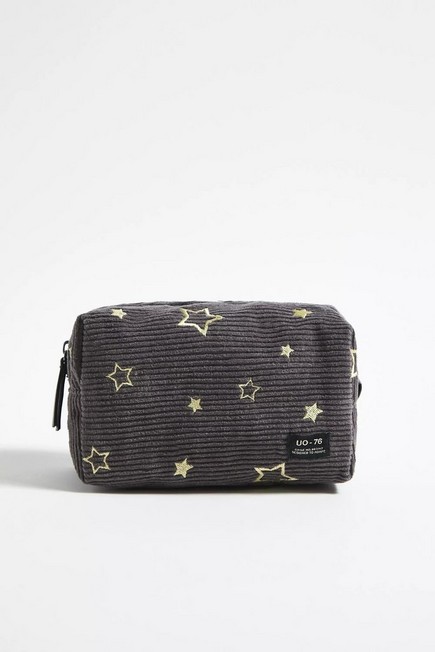 Urban Outfitters - Grey Bdg Star Cord Makeup Bag