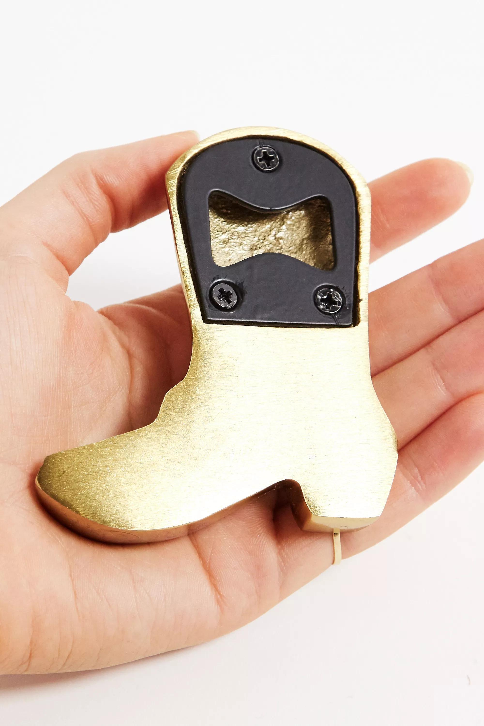 Yellow Western Bottle Opener, D YL, large image number 1